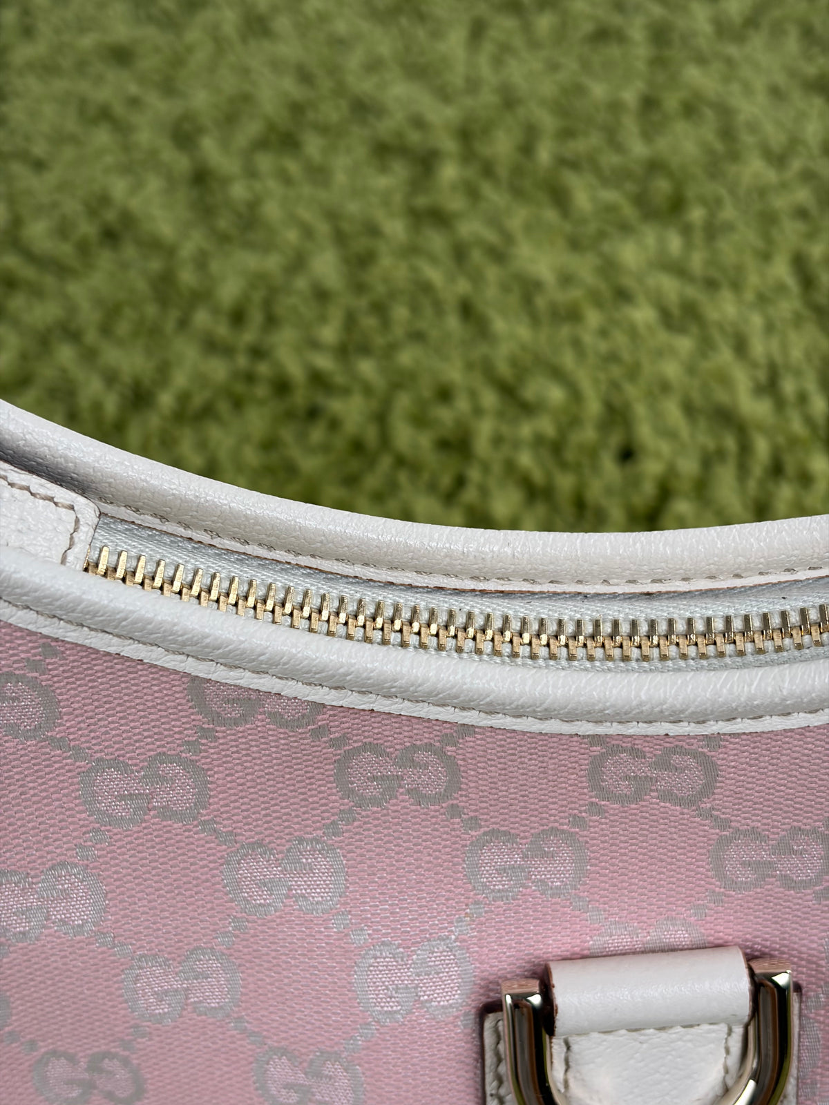 Borsa Gucci Abbey D-Ring Hobo Rosa