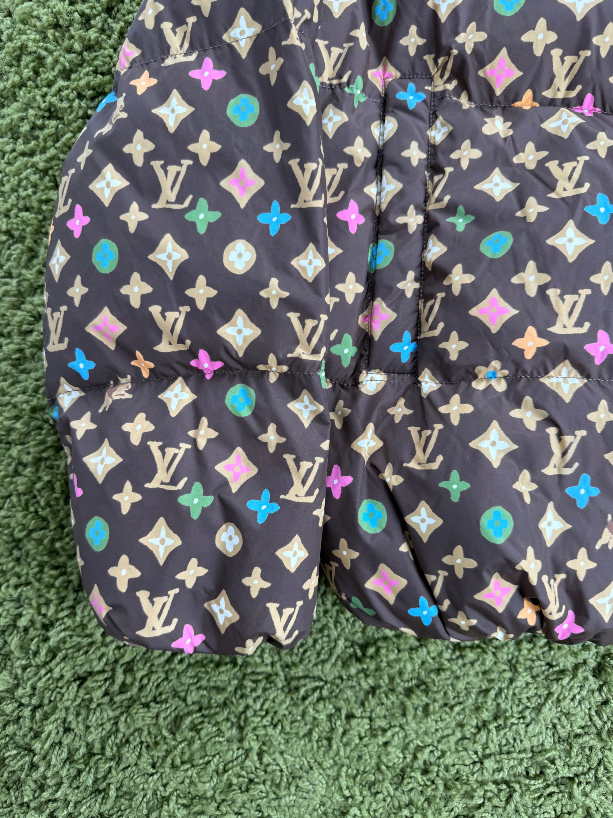 Giubbotto Louis Vuitton Marrone Multicolor 48