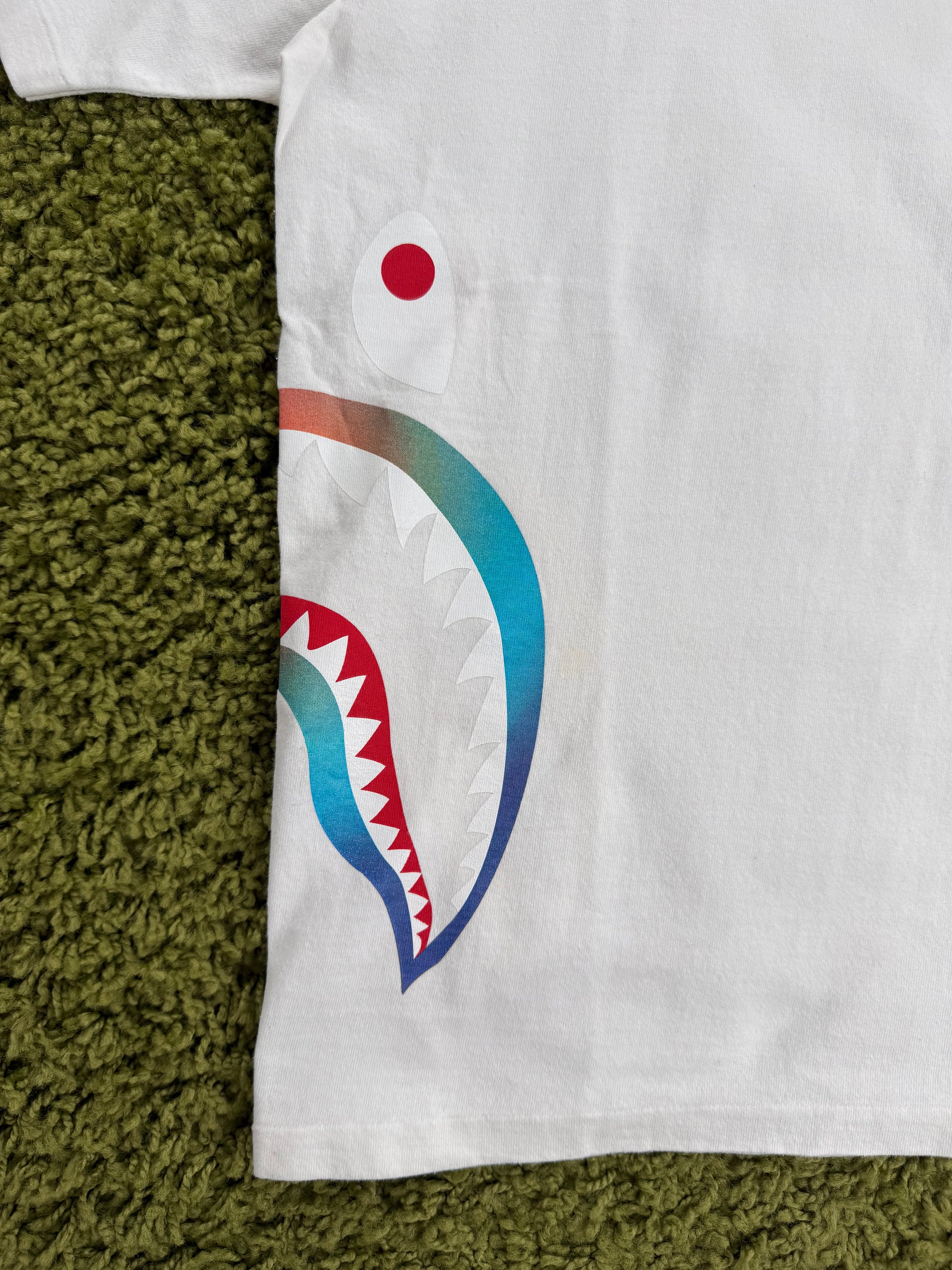 T-Shirt Side Shark Bape Bianca M