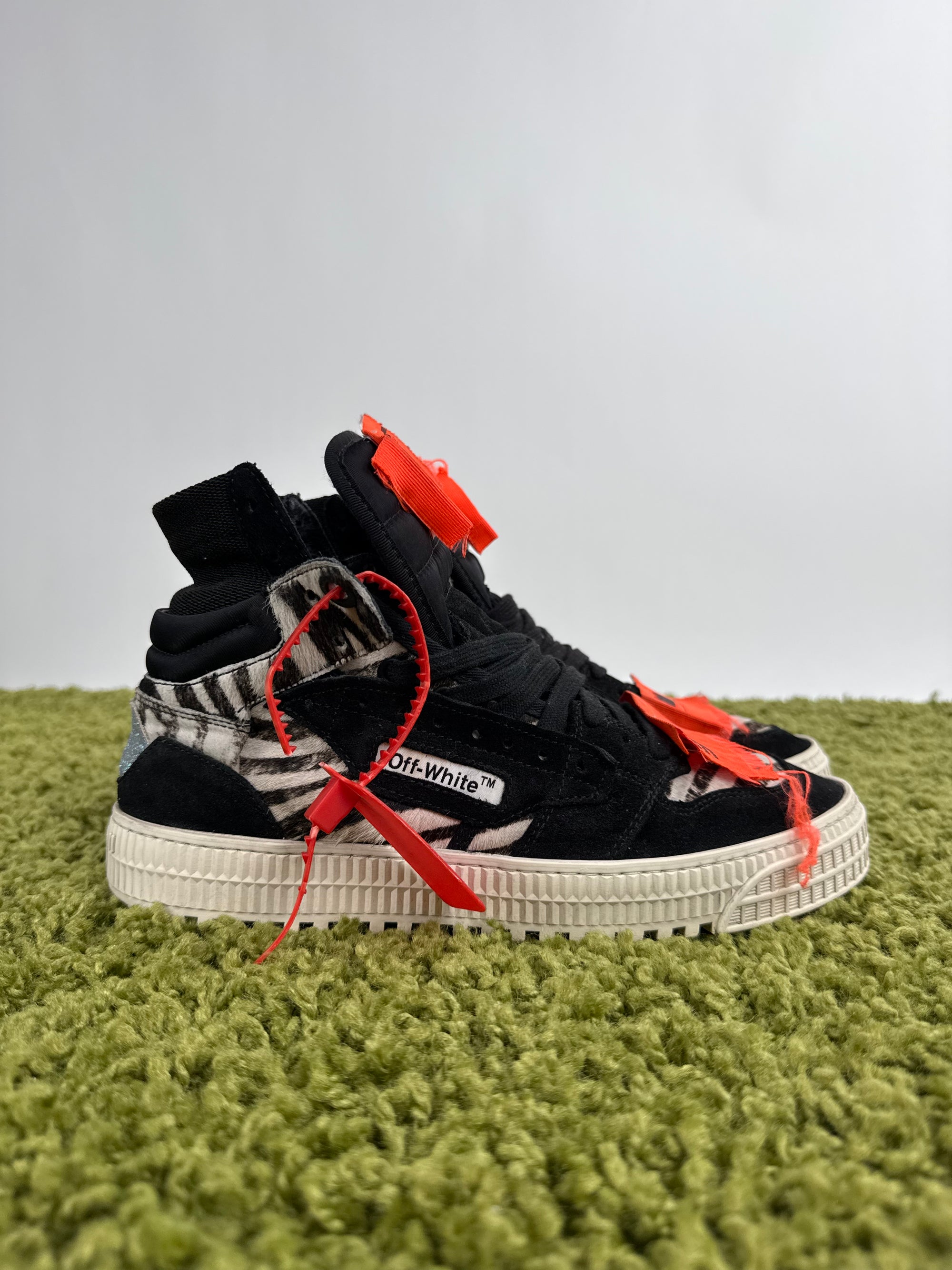 Off White High Sneaker Nere 39