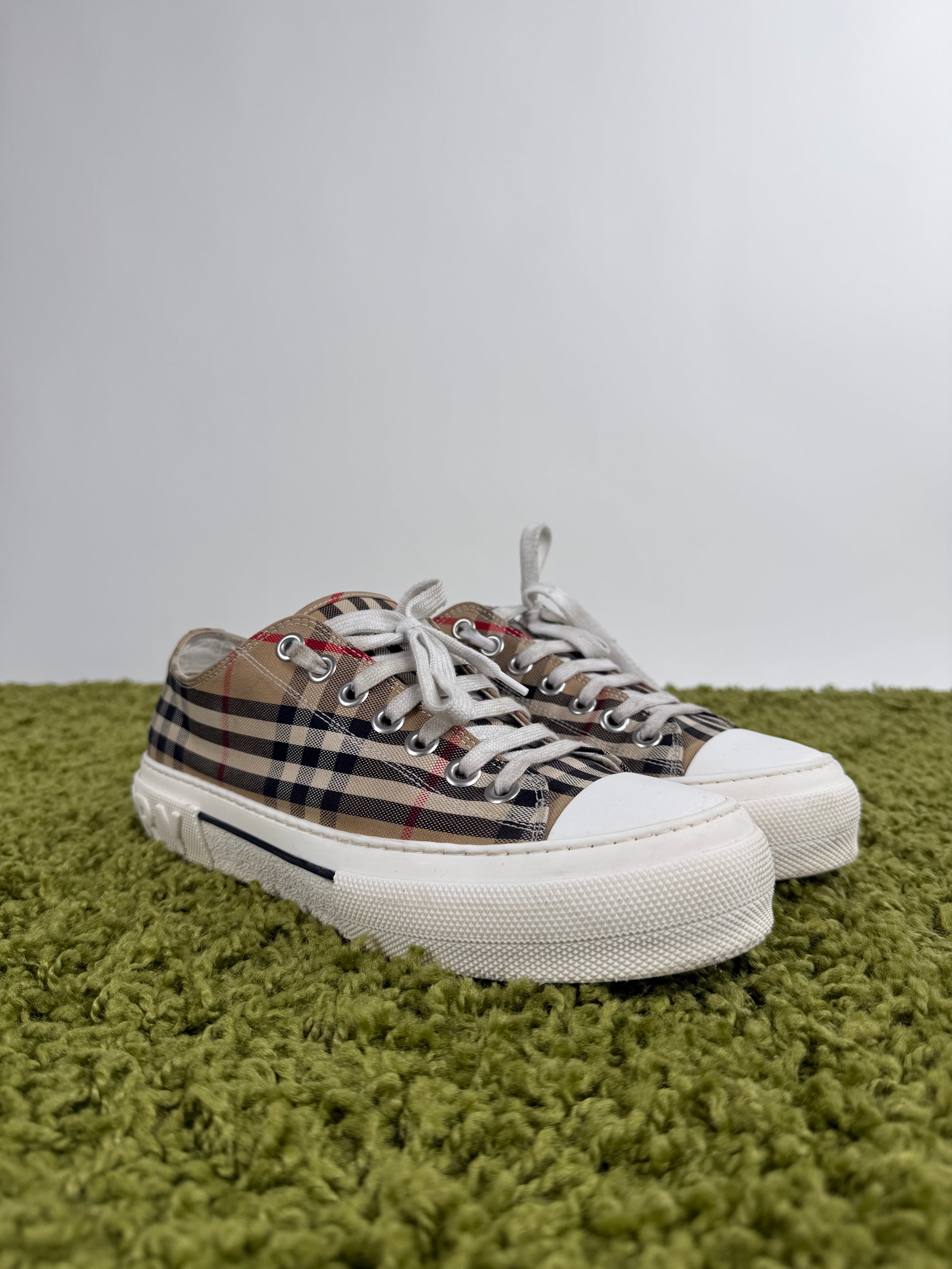 Burberry Check Sneaker Beige 42.5