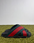 Sandali Gucci Size 9=43 nere verdi e rosse