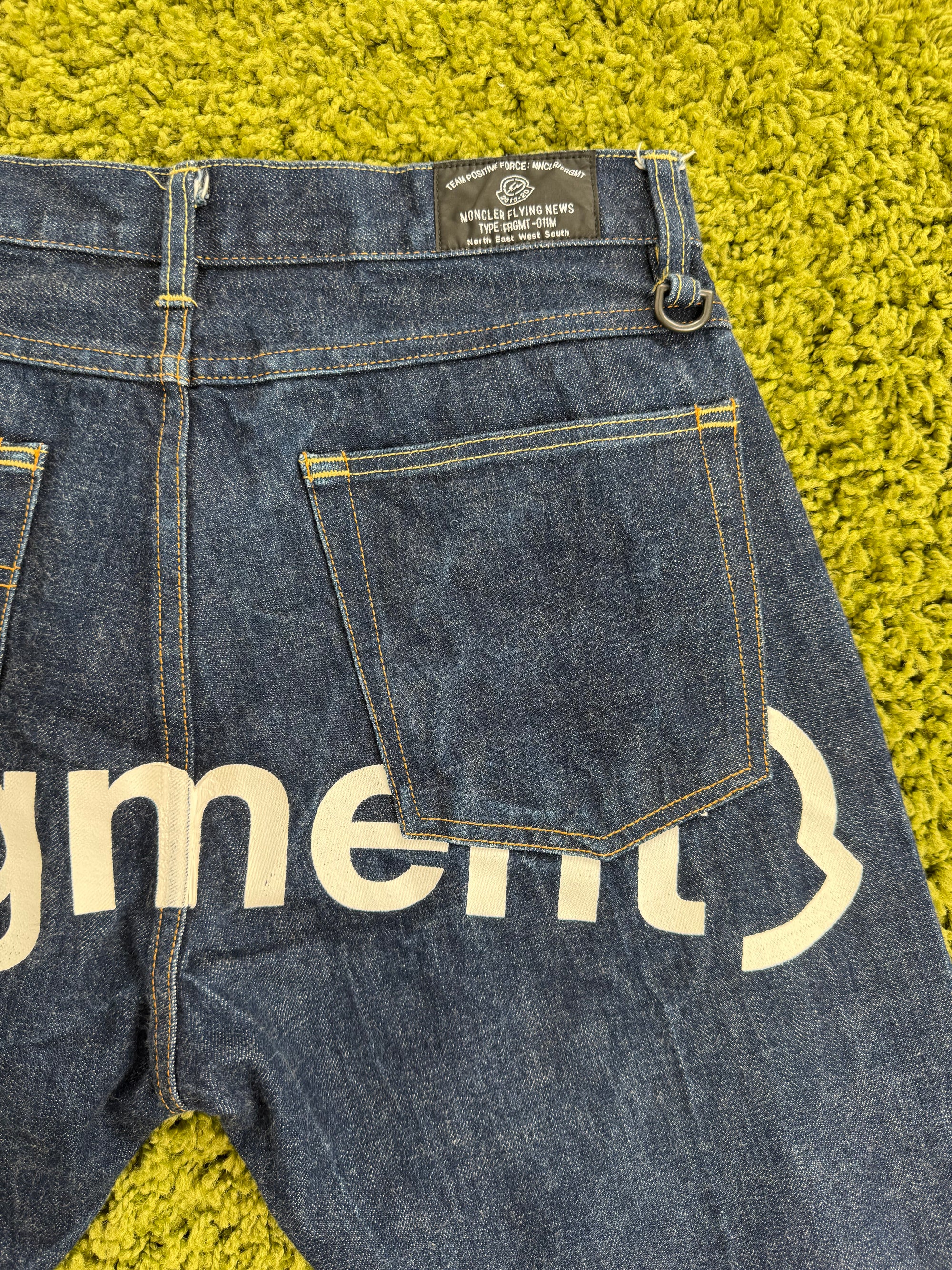 Jeans Moncler Genius X Fragment Design blu 46