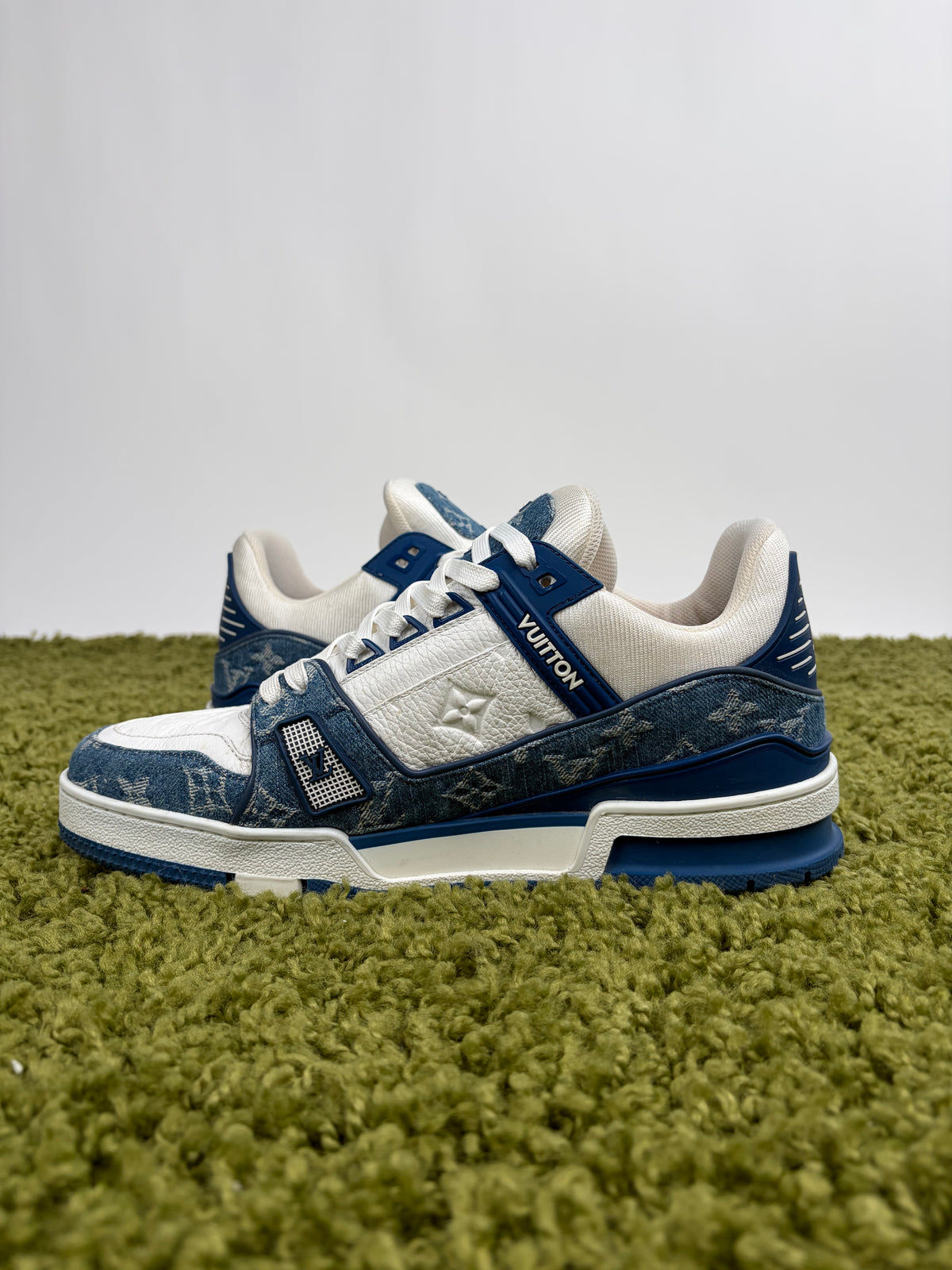 Louis avuitton Trainer In Denim Blu 7.5