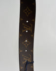 Cintura Louis Vuitton Reversibile Marrone 110/44 127cm