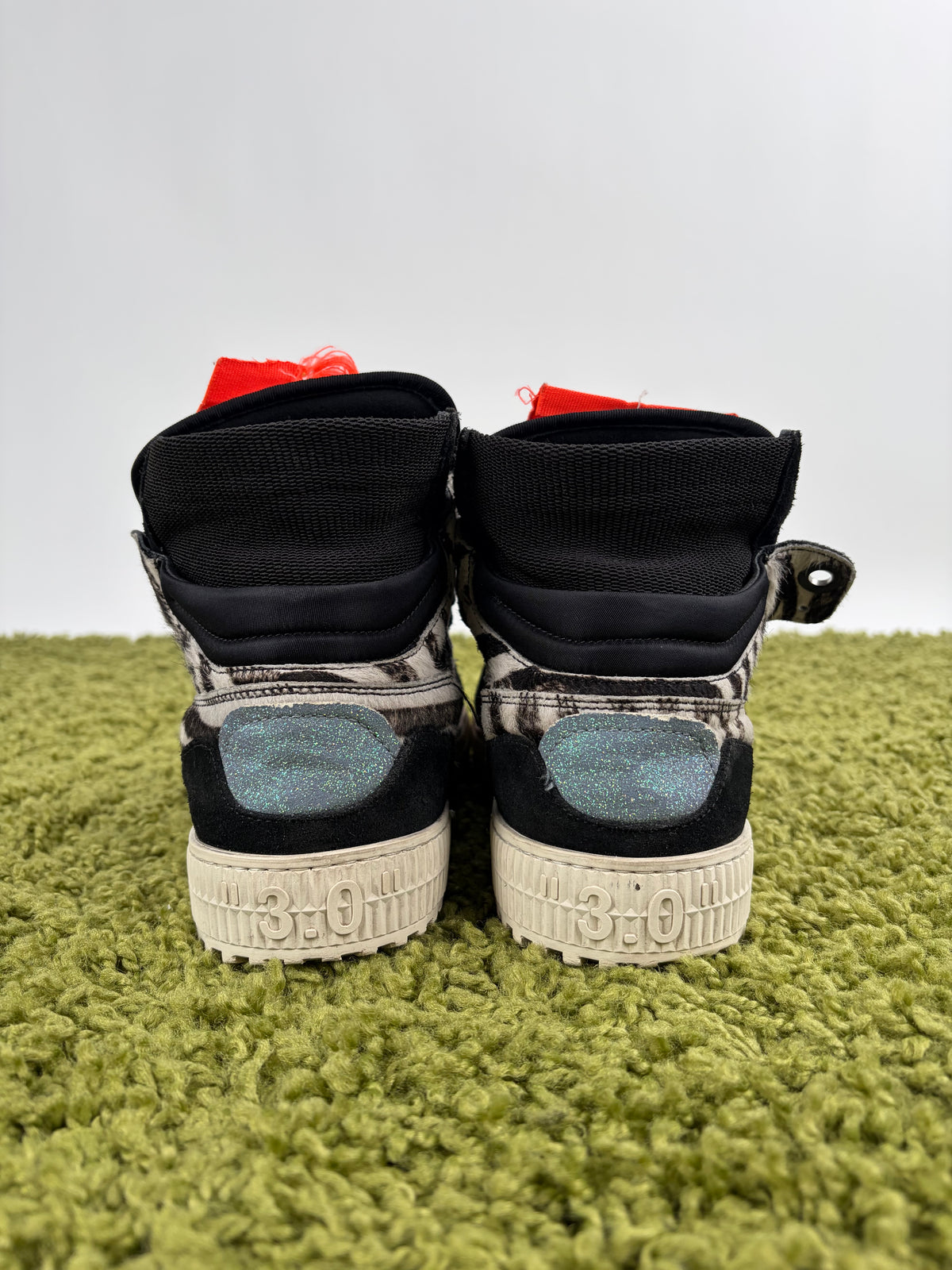 Off White Nera 3.0 Off Court High-Top Pony Zebra Multicolor 39