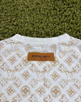 T shirt Louis Vuitton Size L bianca e oro