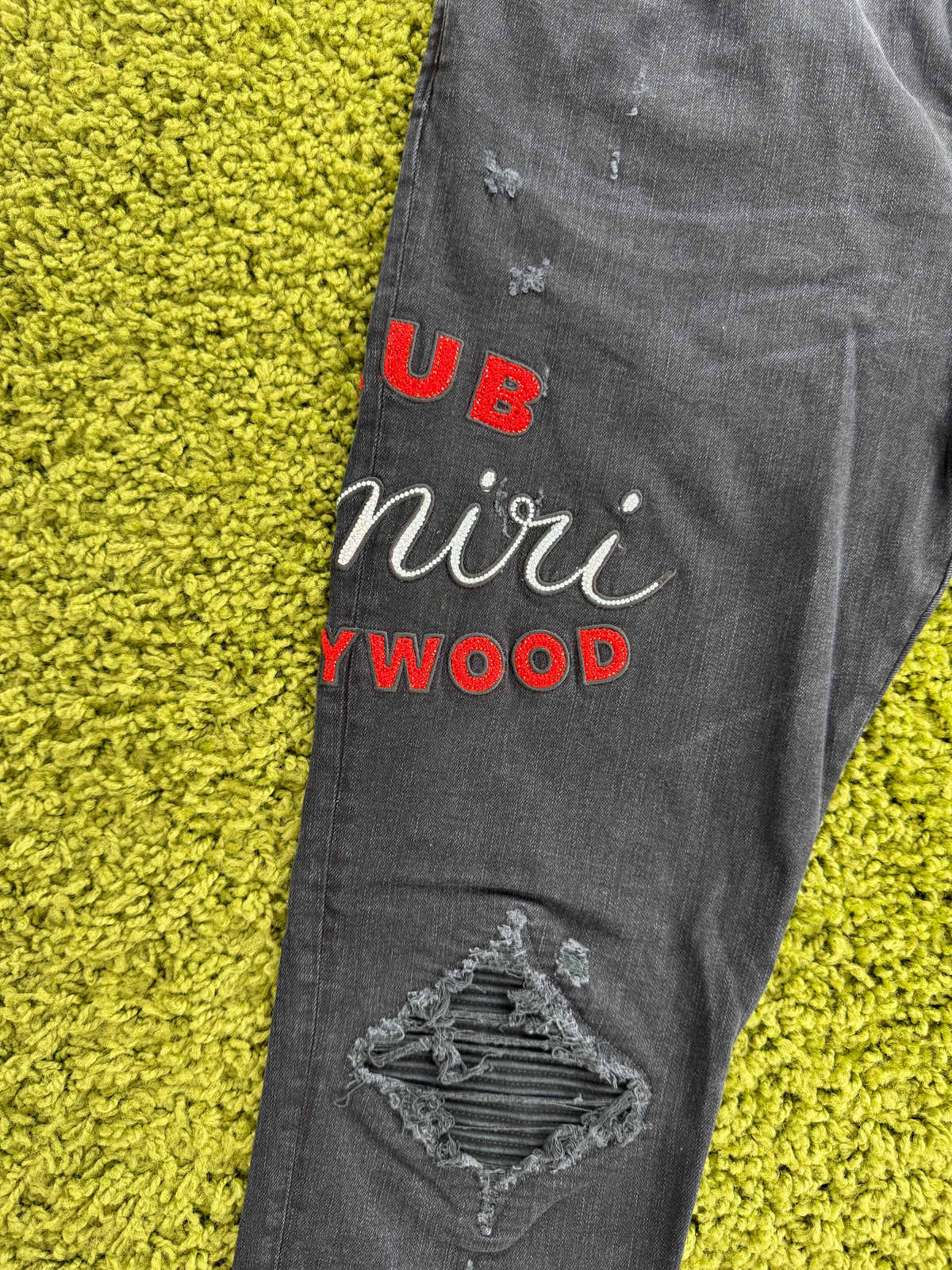 Jeans Amiri Hollywood Club Nero 38