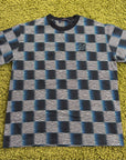 T-Shirt Louis Vuitton Damier Rush Blu Multicolor M