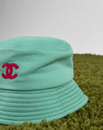 Cappello Chanel verde acqua