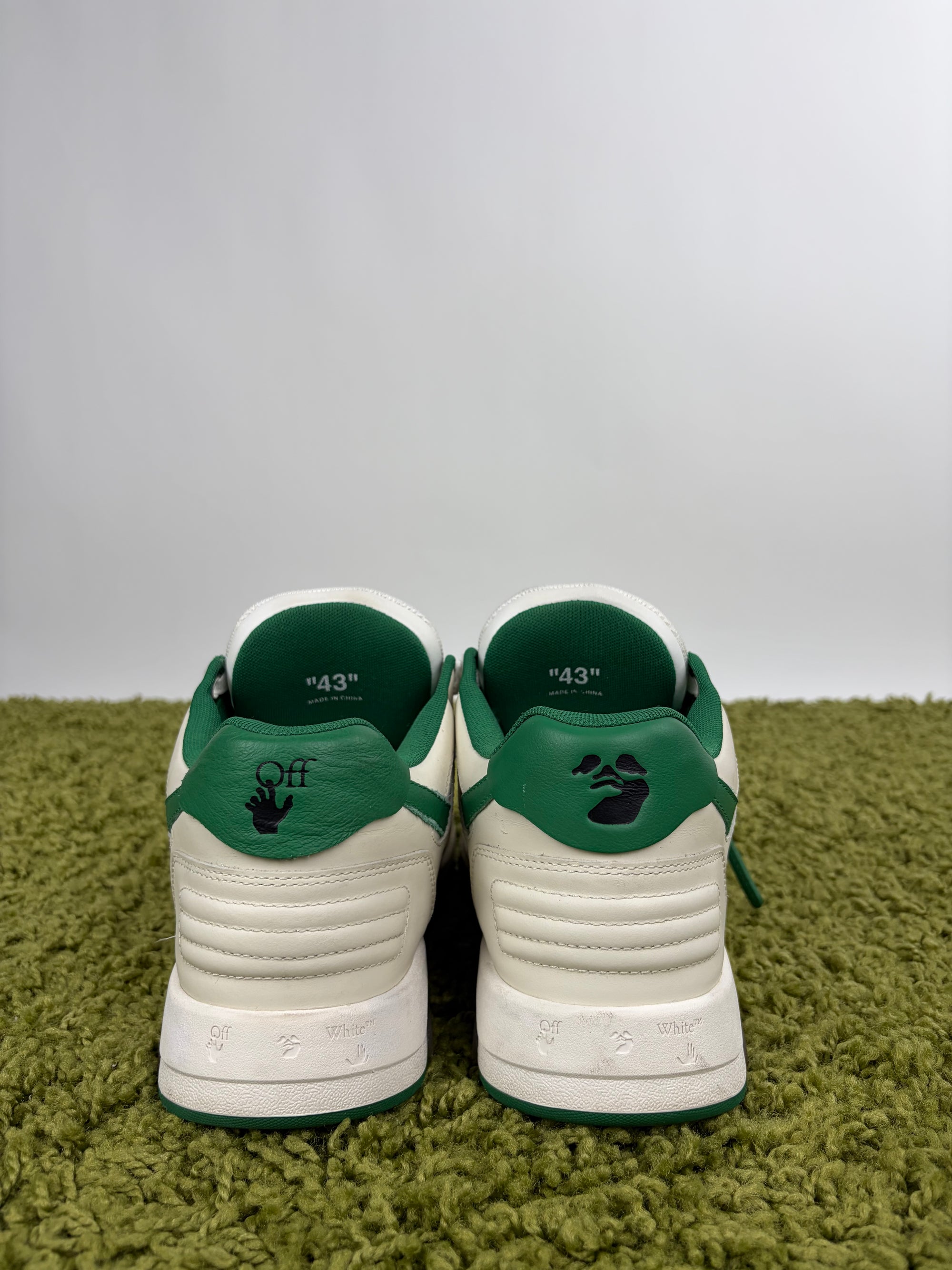 Off white Size 43 bianche e verdi