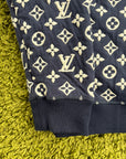 Felpa Girocollo Louis Vuitton Monogram Blu XL