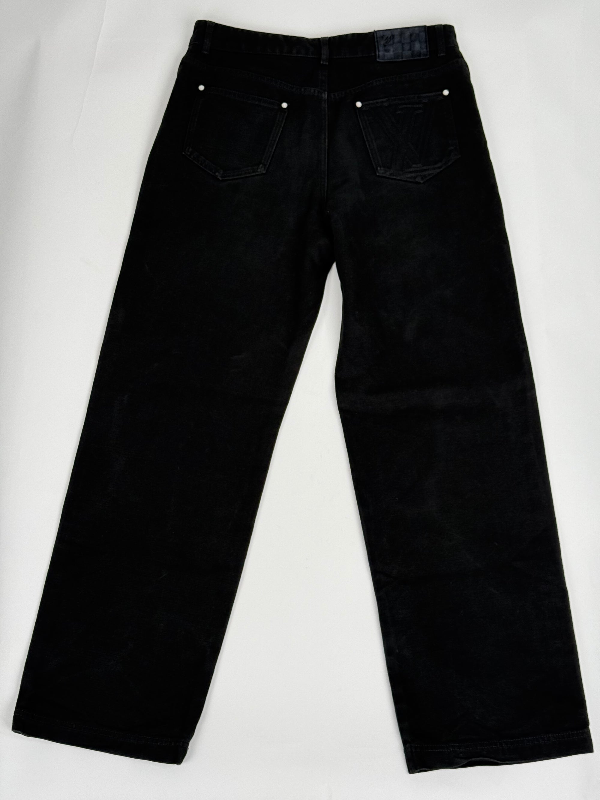 Jeans da skate Louis Vuitton Size 50 nero
