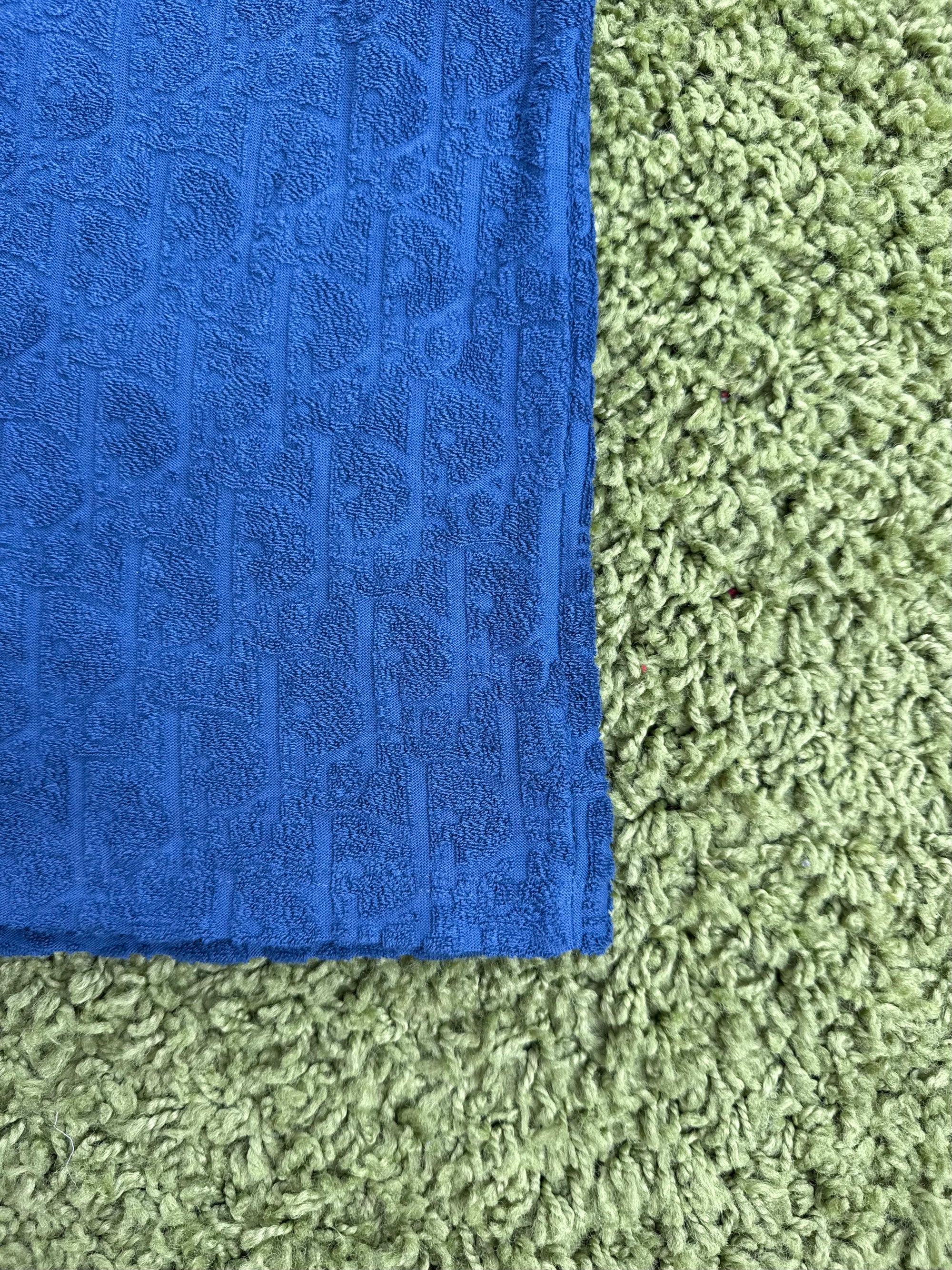 T-Shirt Oblique In Jacquard Christian Dior Blu XXXL