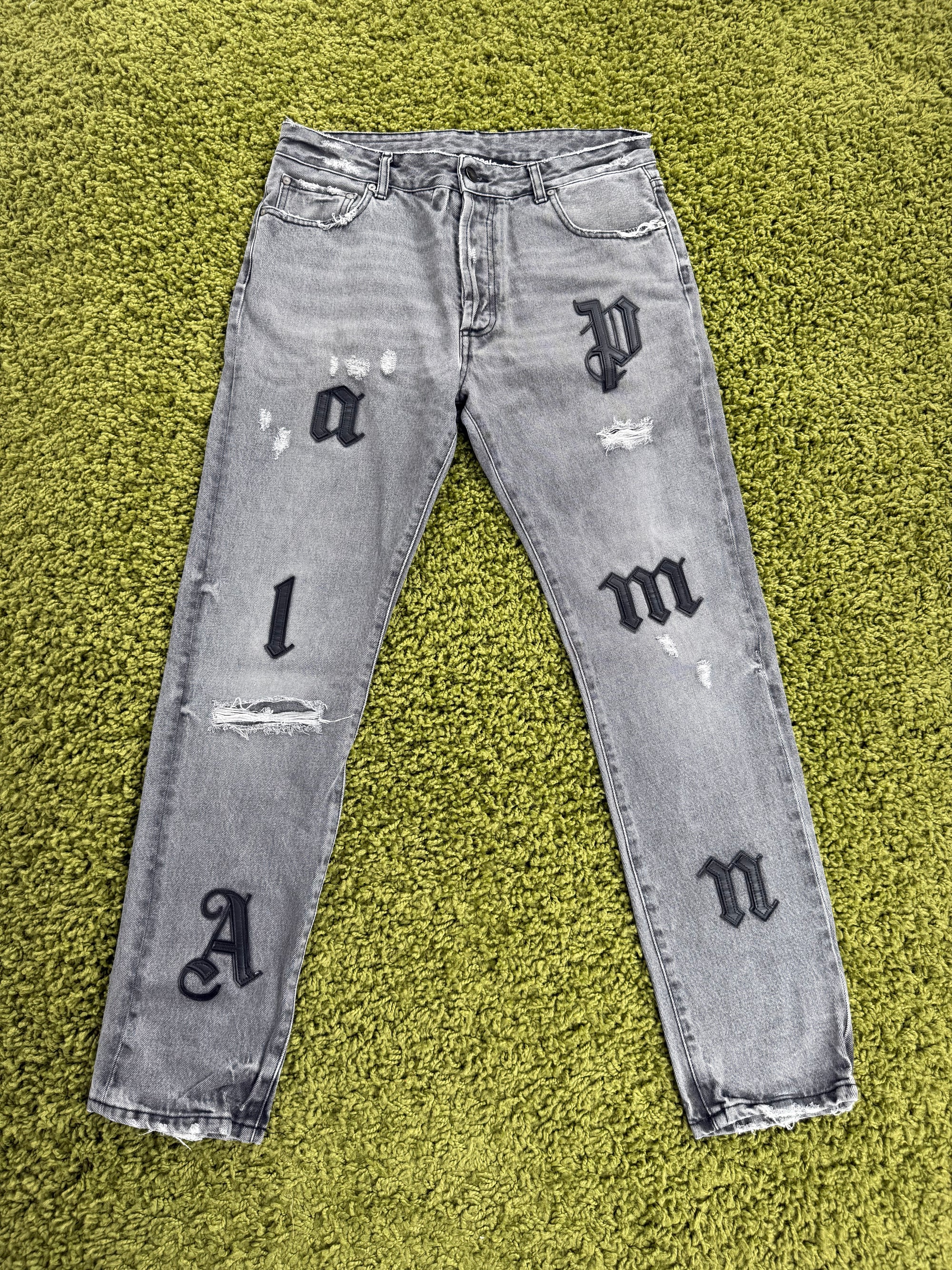 Jeans Palm Angels Grigio 32