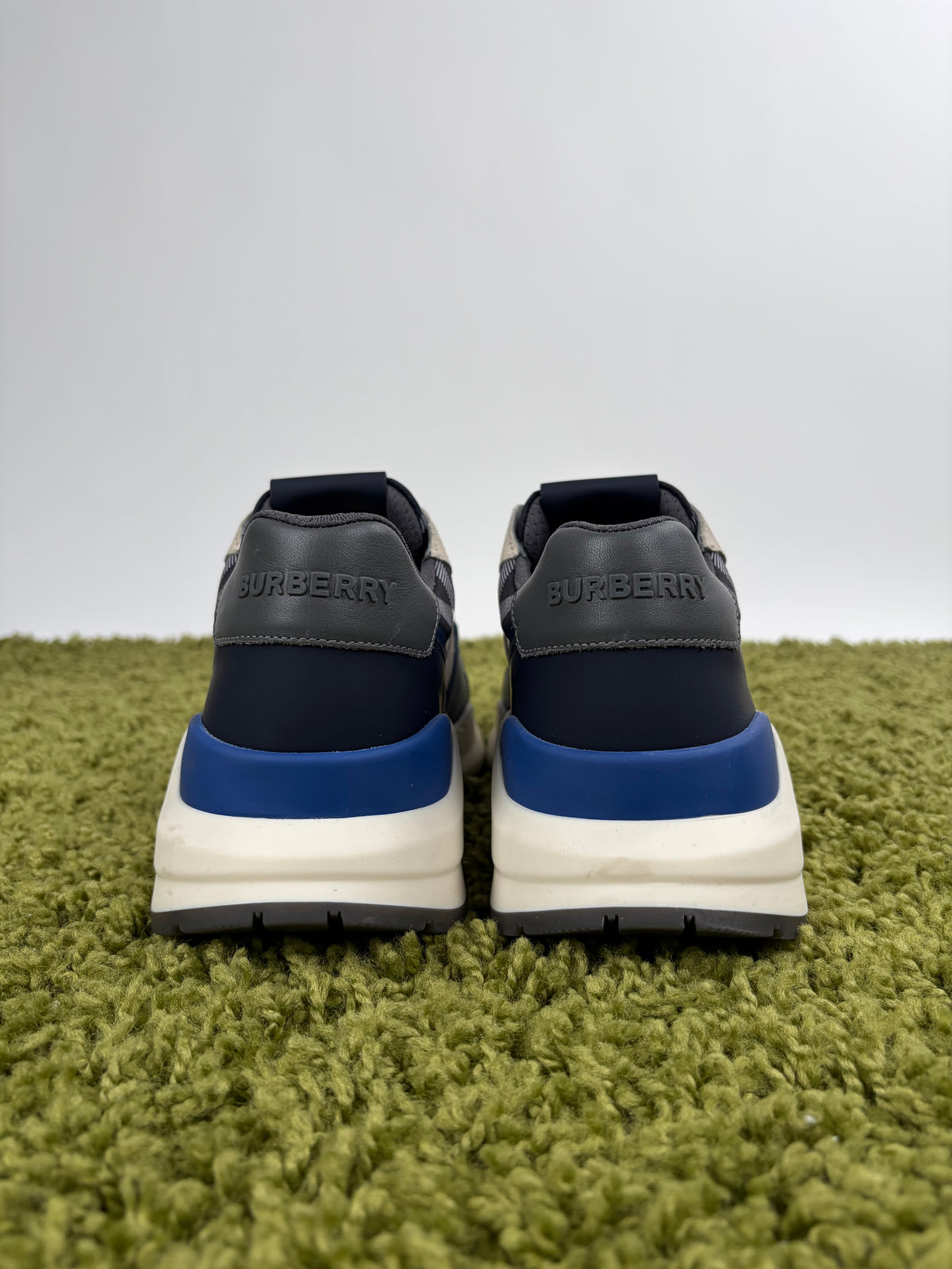Burberry Ramsey Low-Top Sneaker Blu Multicolor 43