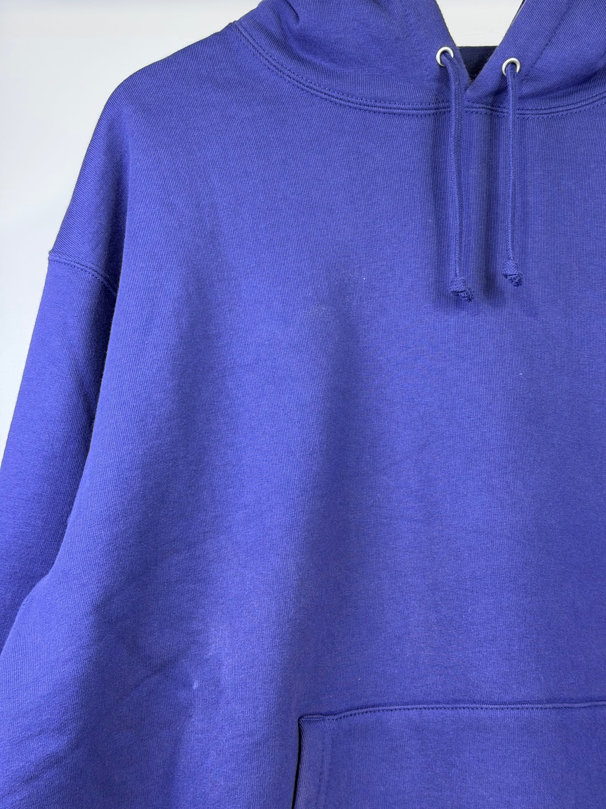 Felpa Supreme Size M viola e bianca