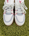 Louis Vuitton Trainer Bianca Rossa 9.5