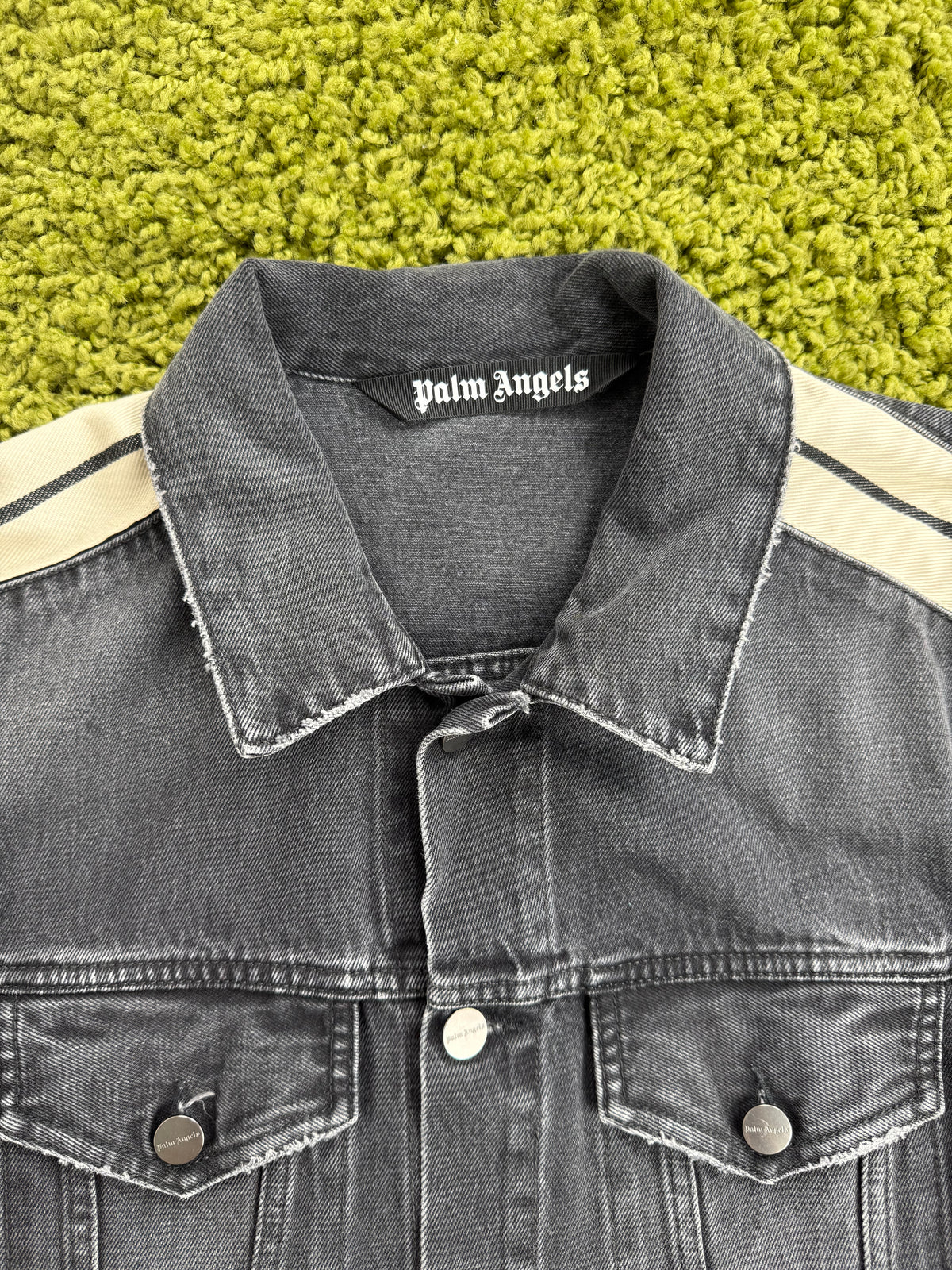 Completo Palm Angels In Denim Nero Giacca S Jeans M