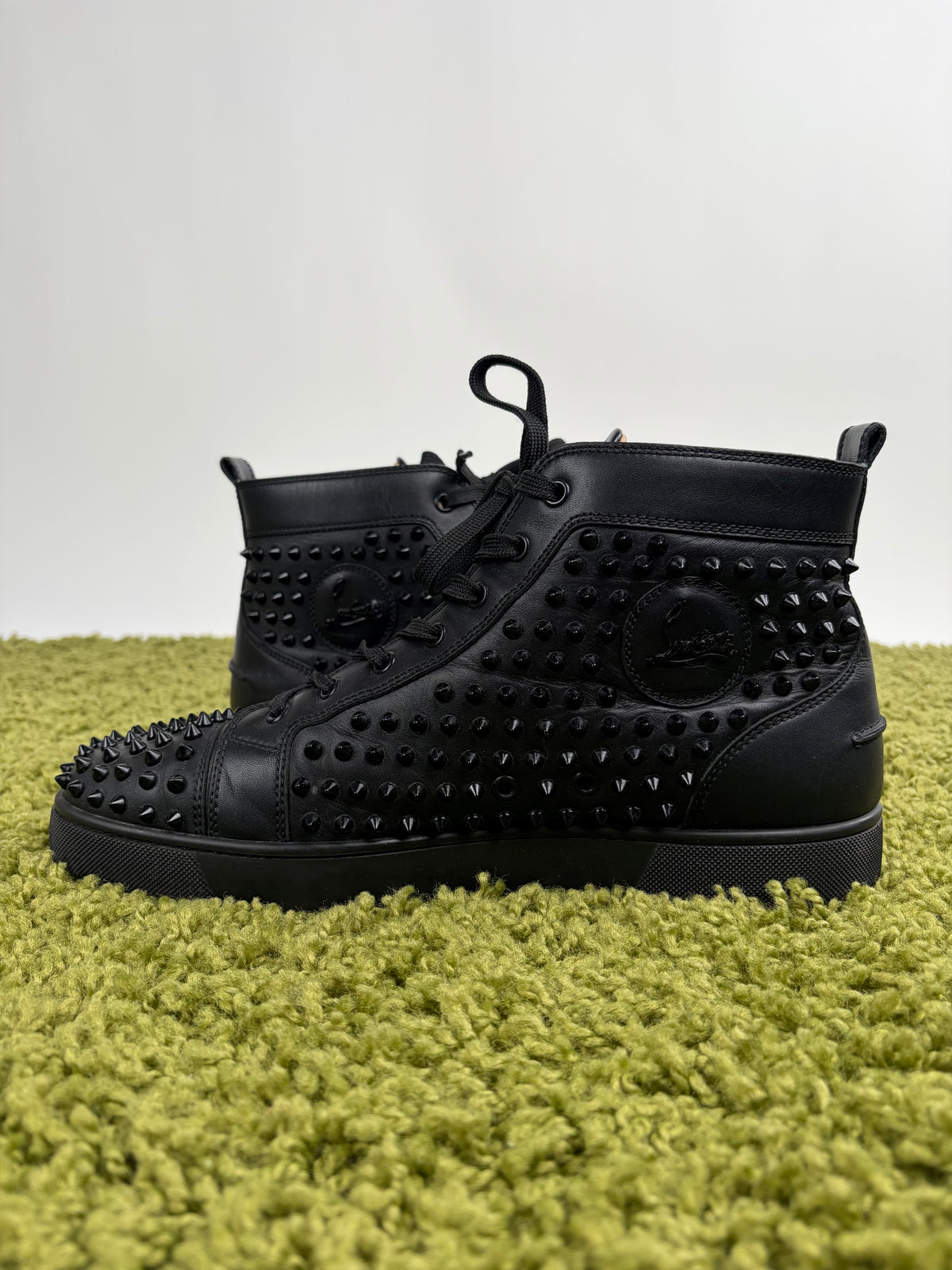 Christian Louboutin Spikes High Nero 45