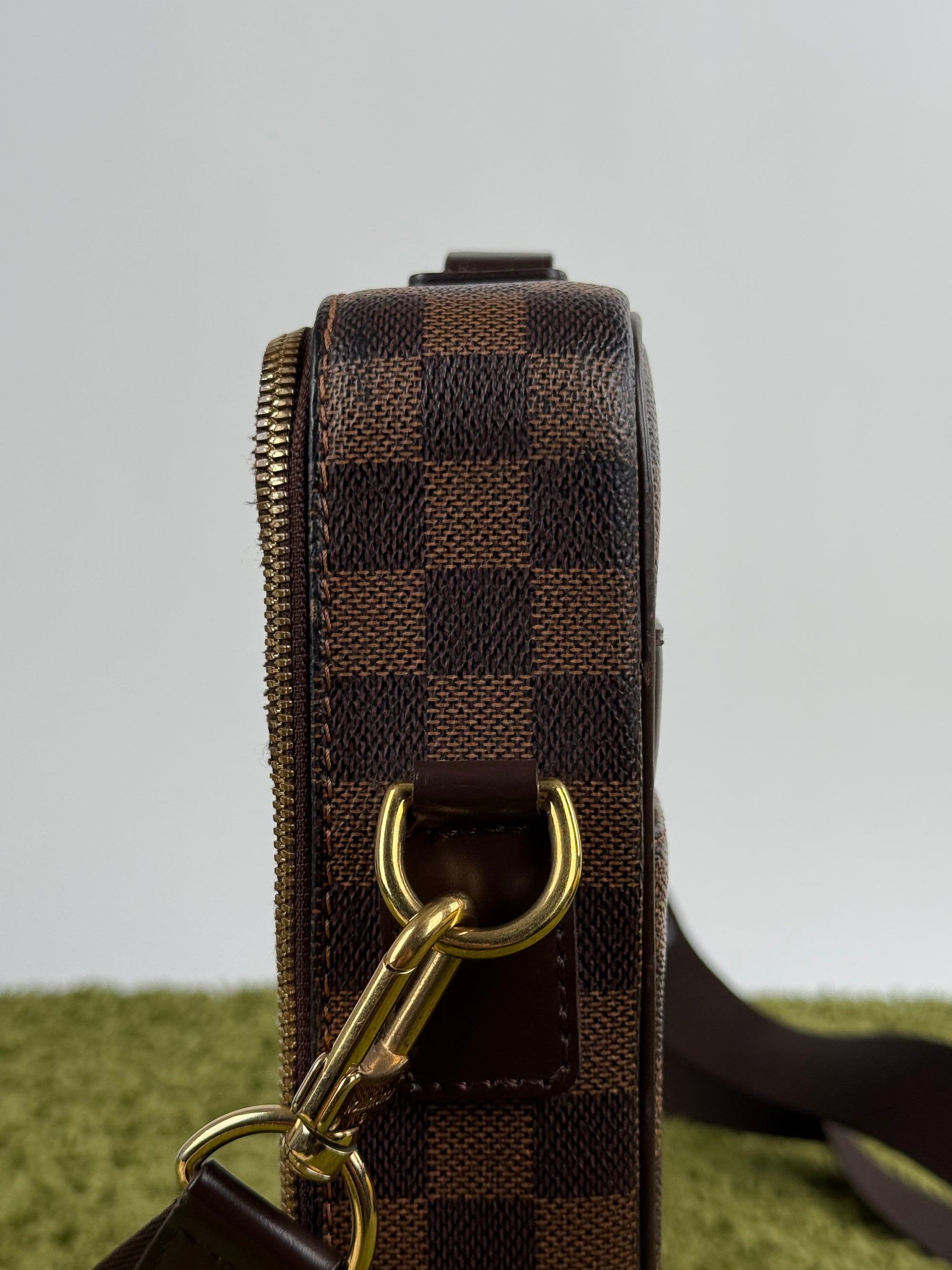 Borsa Sabana In tela Damier Ébène Louis Vuitton Marrone