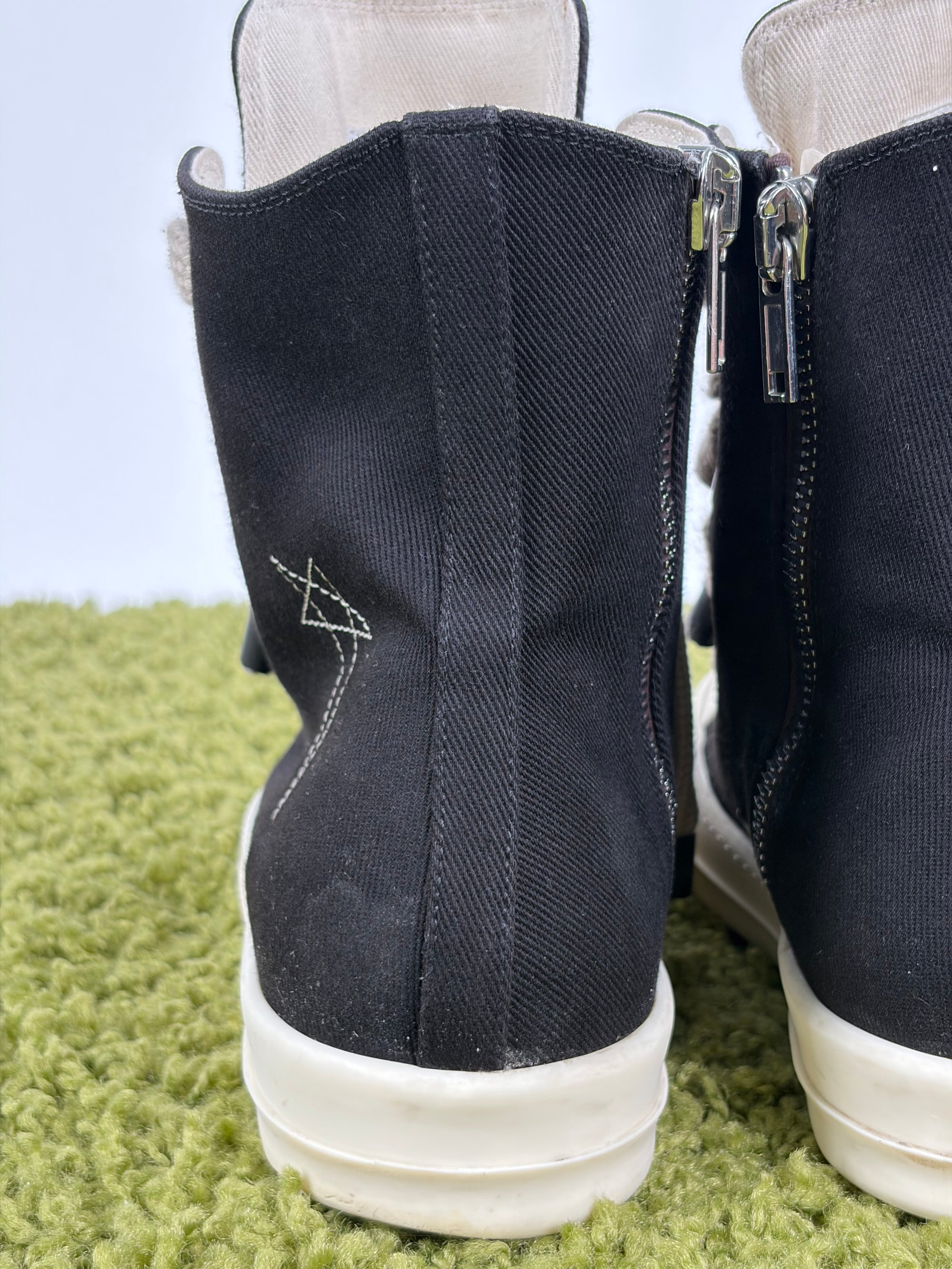 Rick owens Jumbo alte Size 45 nere e bianche