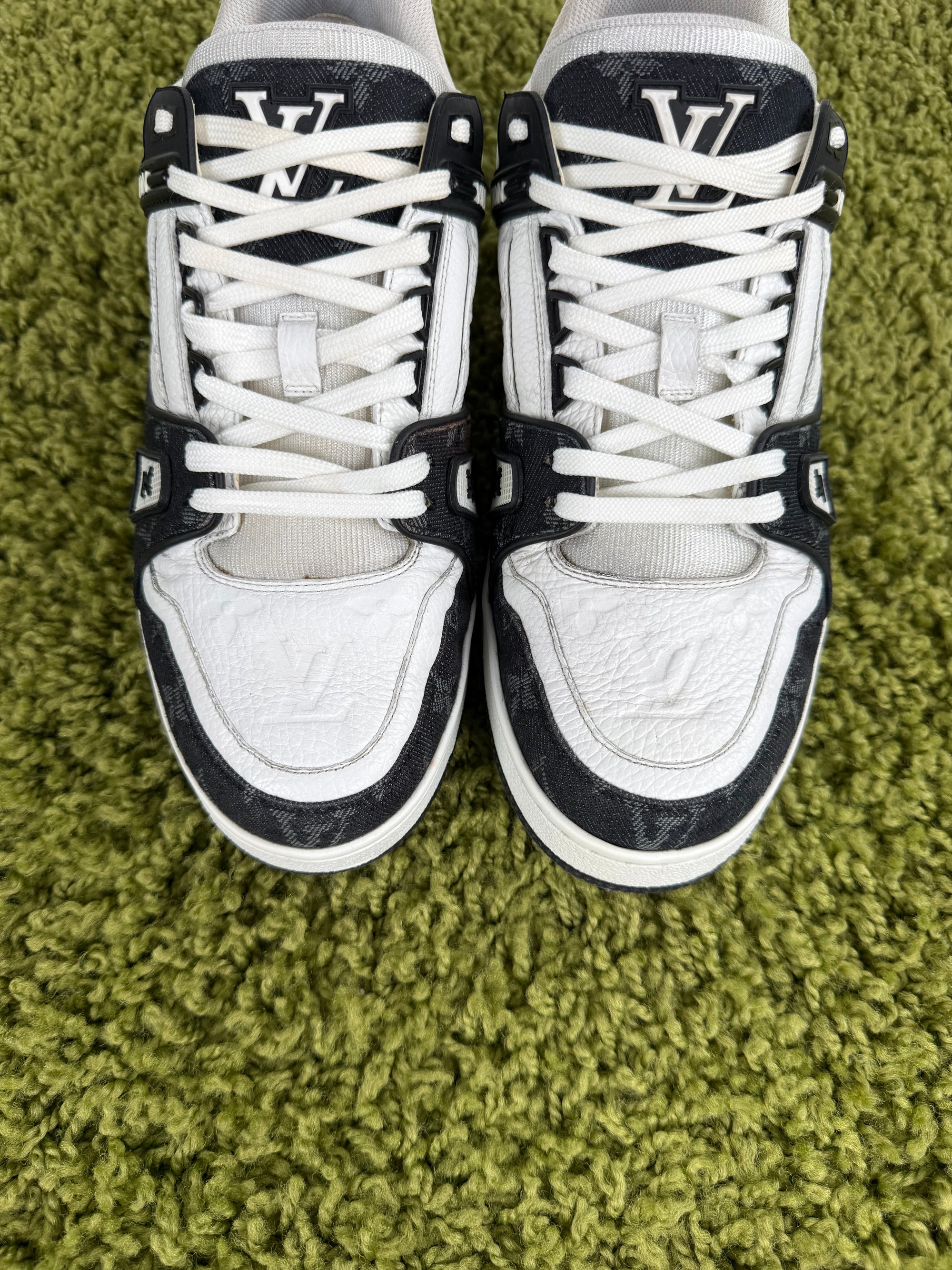 Louis Vuitton Trainer in denim Nera 7
