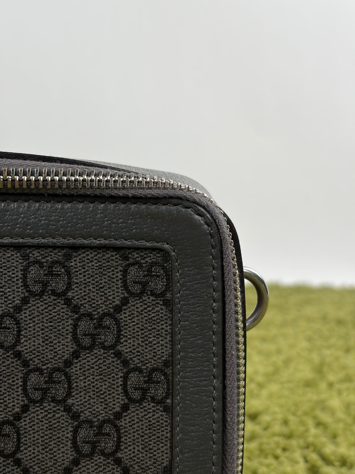 Borsa Gucci Ophidia in Tela GG Verde con tracolla rimovibile