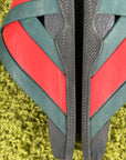 Sandali Gucci Size 9=43 nere verdi e rosse