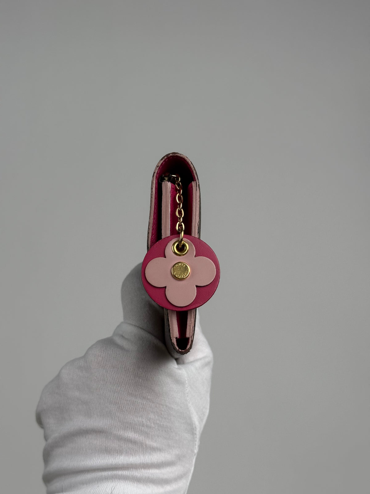 Portafoglio Emily Bloom Flower Louis Vuitton Marrone