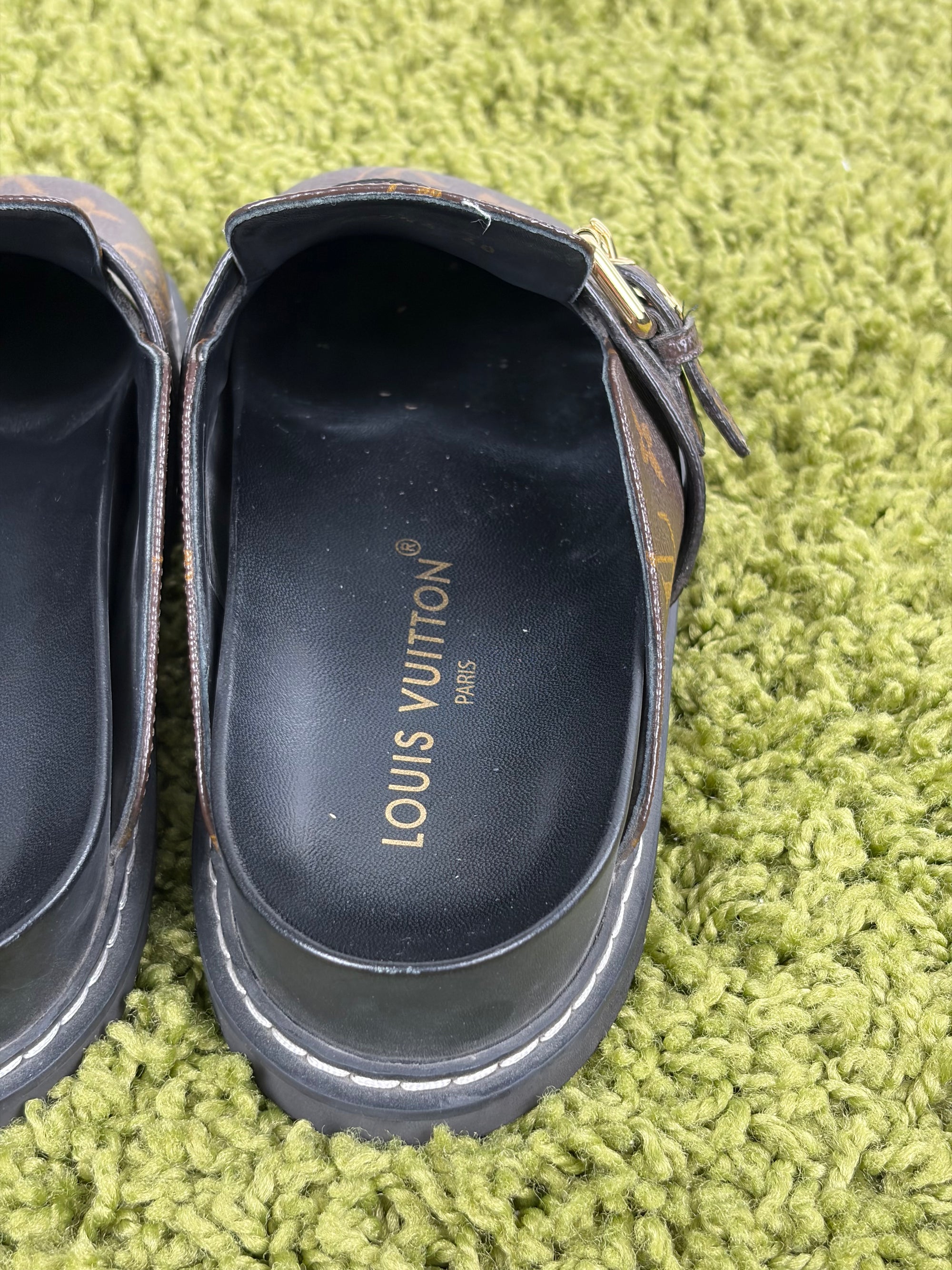 Sandali Louis Vuitton Size 40 marroni e neri