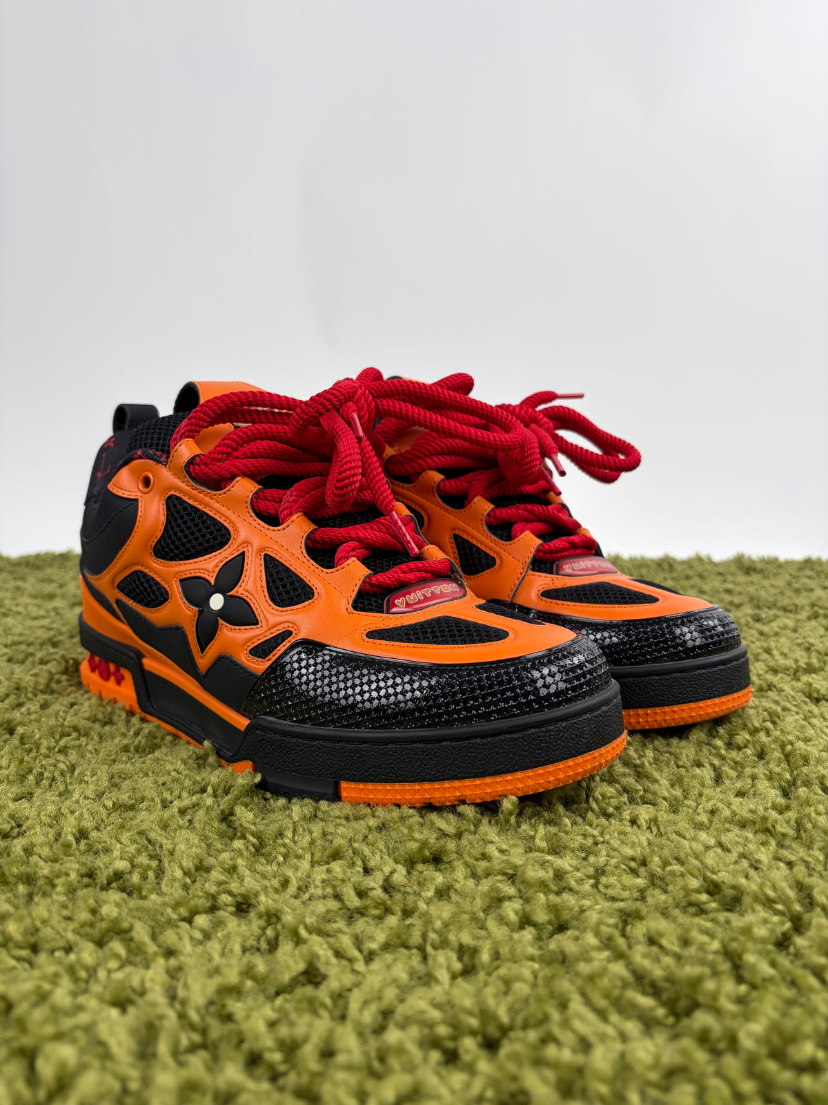 Louis Vuitton Skate Arancione 8.5