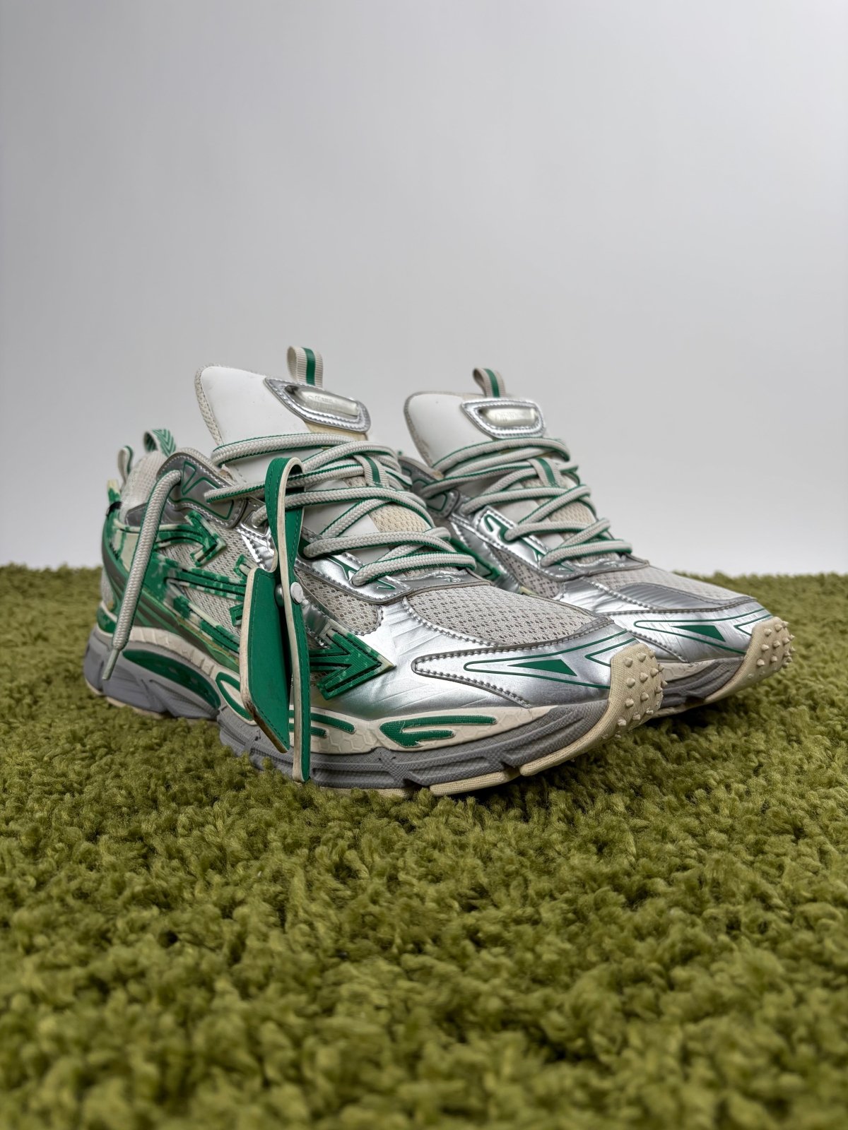 Off-White Verde Multicolor 46 - Second Hand Di Fiore
