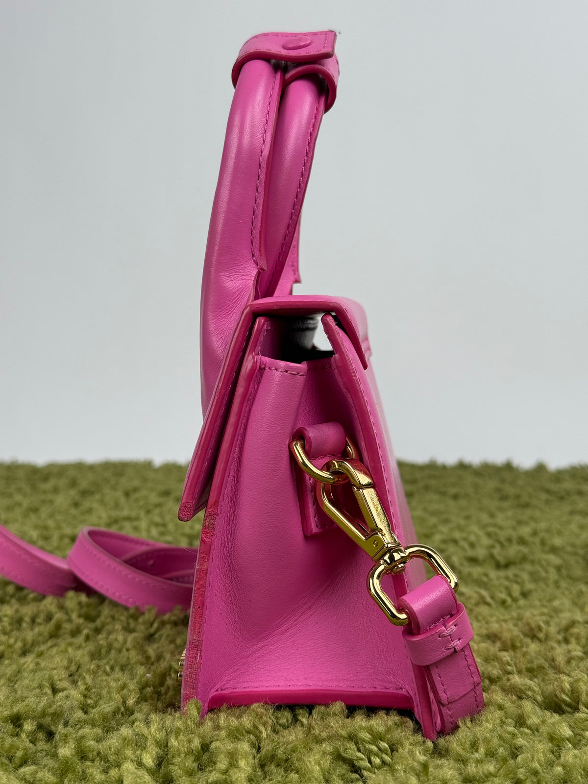 Borsa Jacquemus Le Chiquito Noeud Rosa