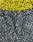 Pantaloncino In denim Gucci Blu Monogram XL