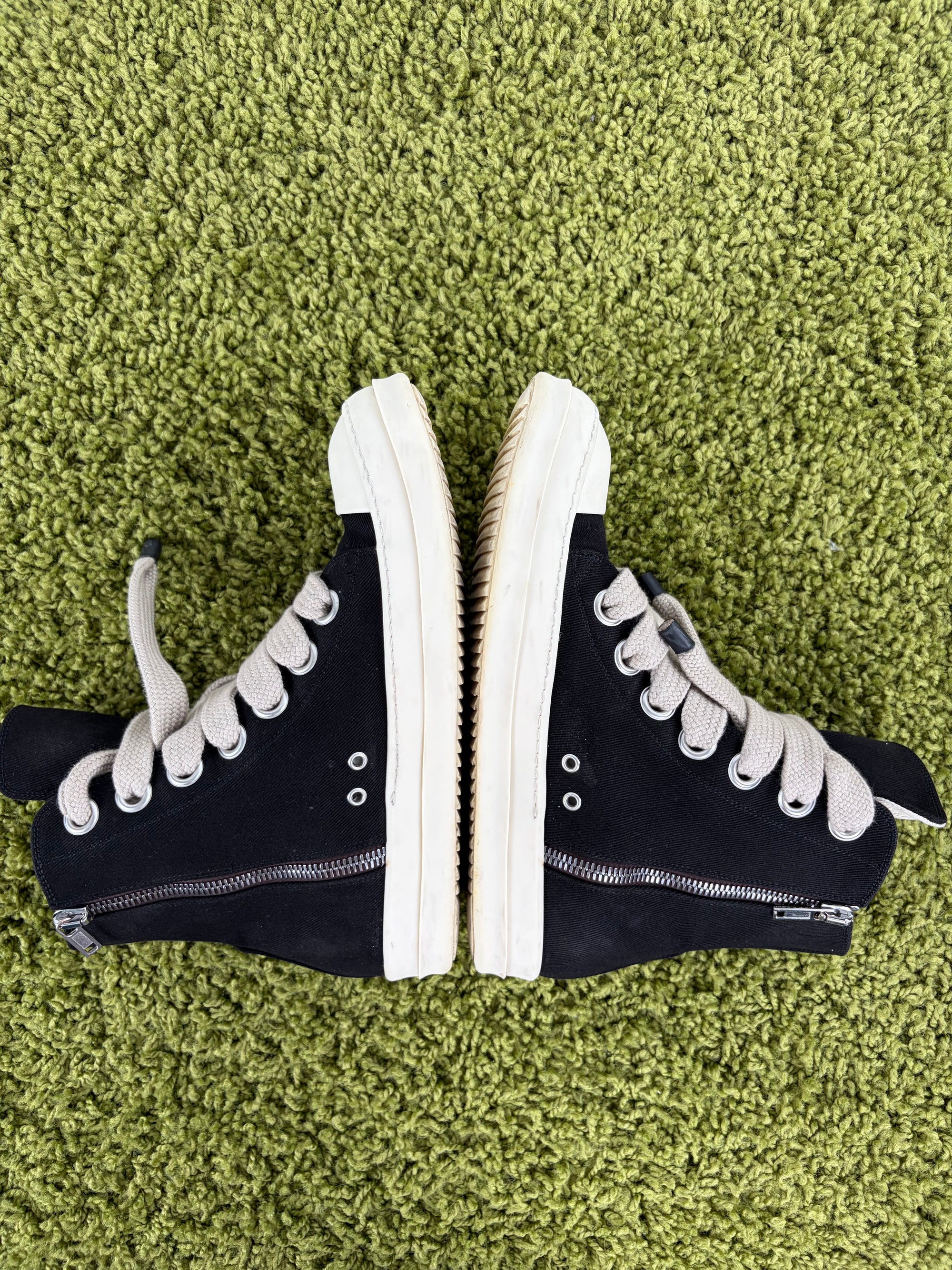 Rick owens Jumbo alte Size 45 nere e bianche
