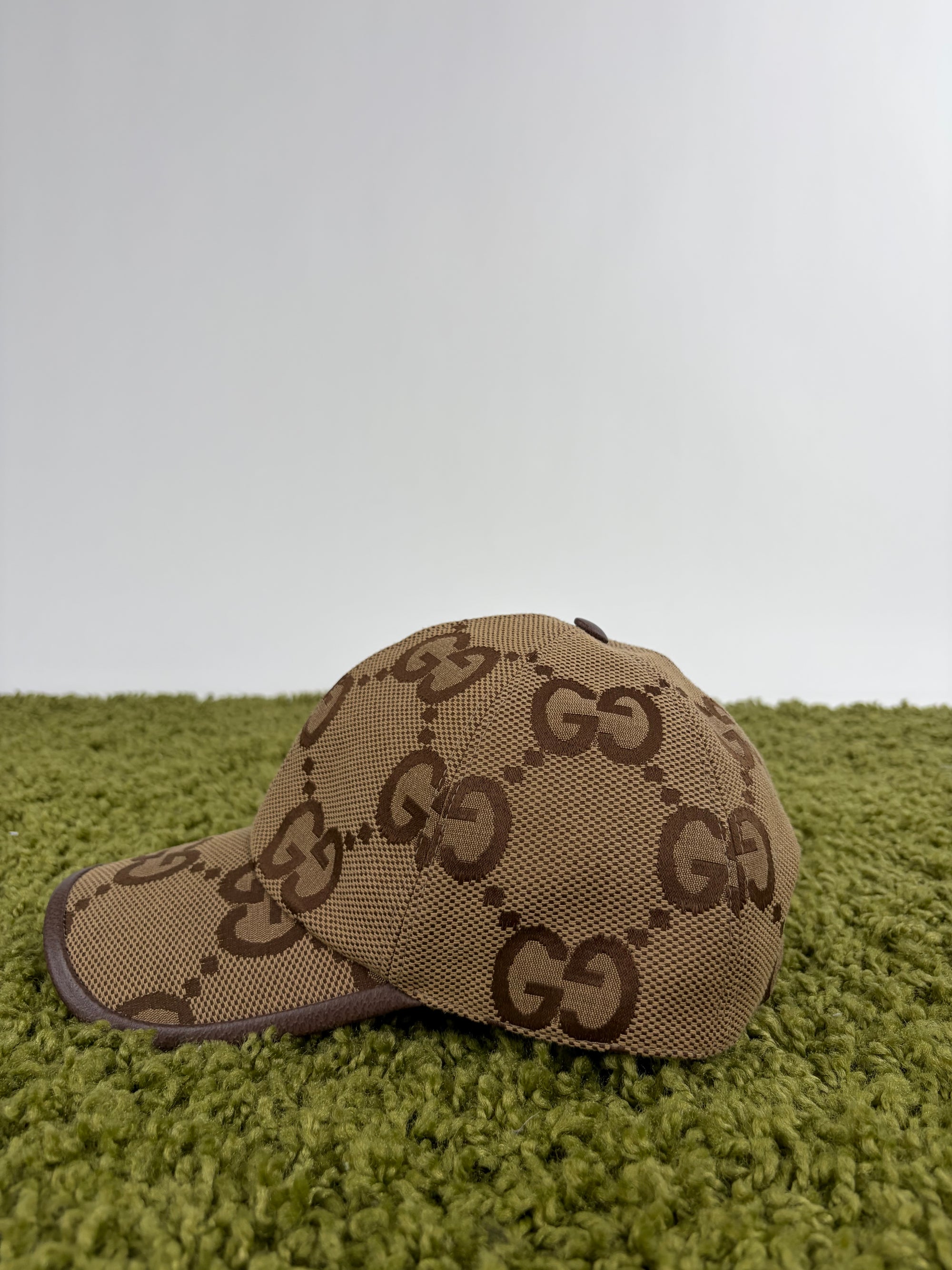 Cappello Gucci marrone e beige