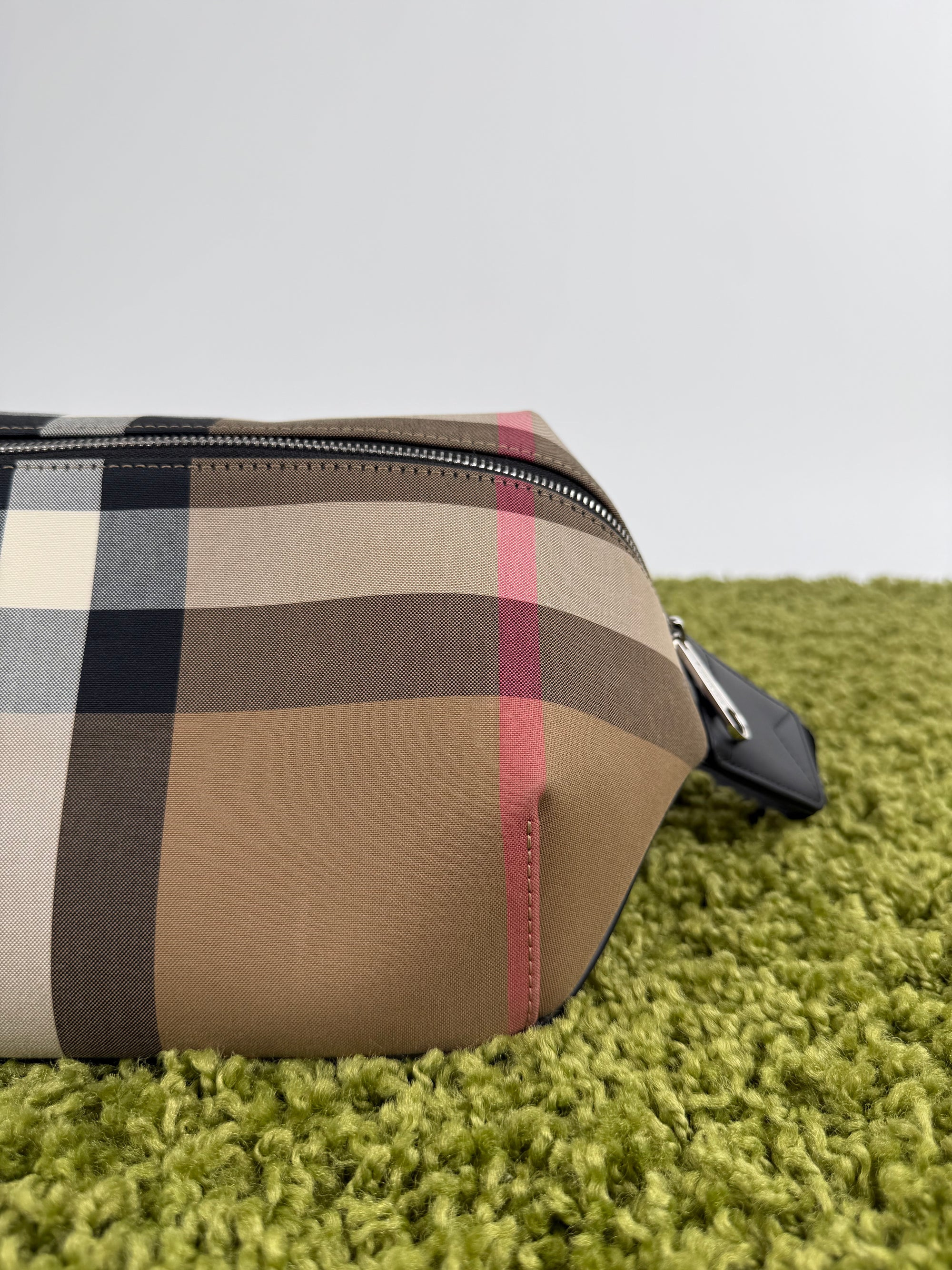 Marsupio Sonny Canvas Check Burberry Marrone