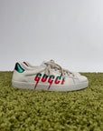 Gucci Ace Effetto Usato Bianca 8