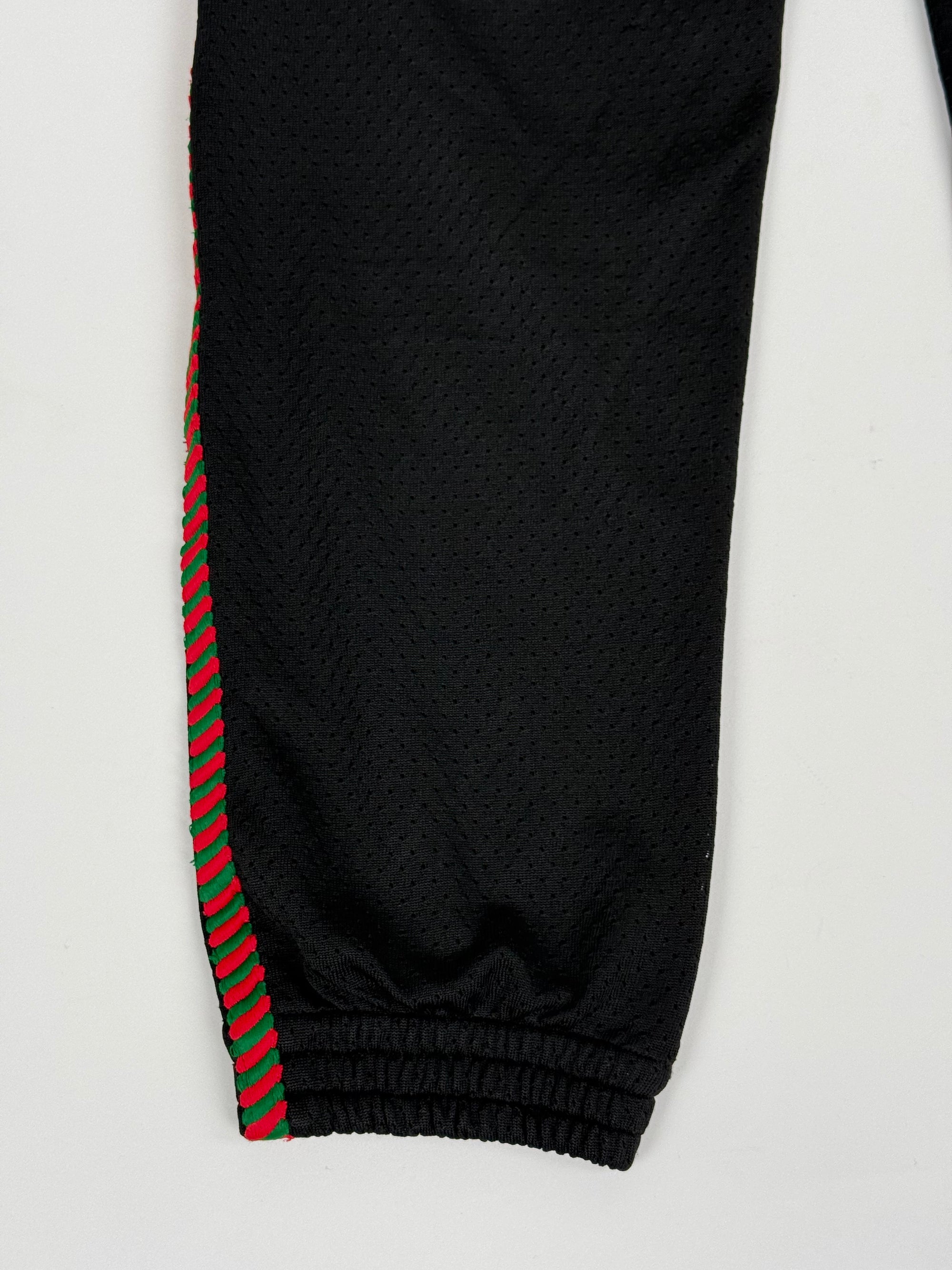 Pantalone Gucci Size XS veste M nero rosso e verde