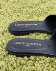 Ciabatte louis vuitton revival leather mules Size 36 nere e marroni