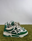 Louis Vuitton skate Size 7.5=41.5 calza 42.5 bianche e verdi