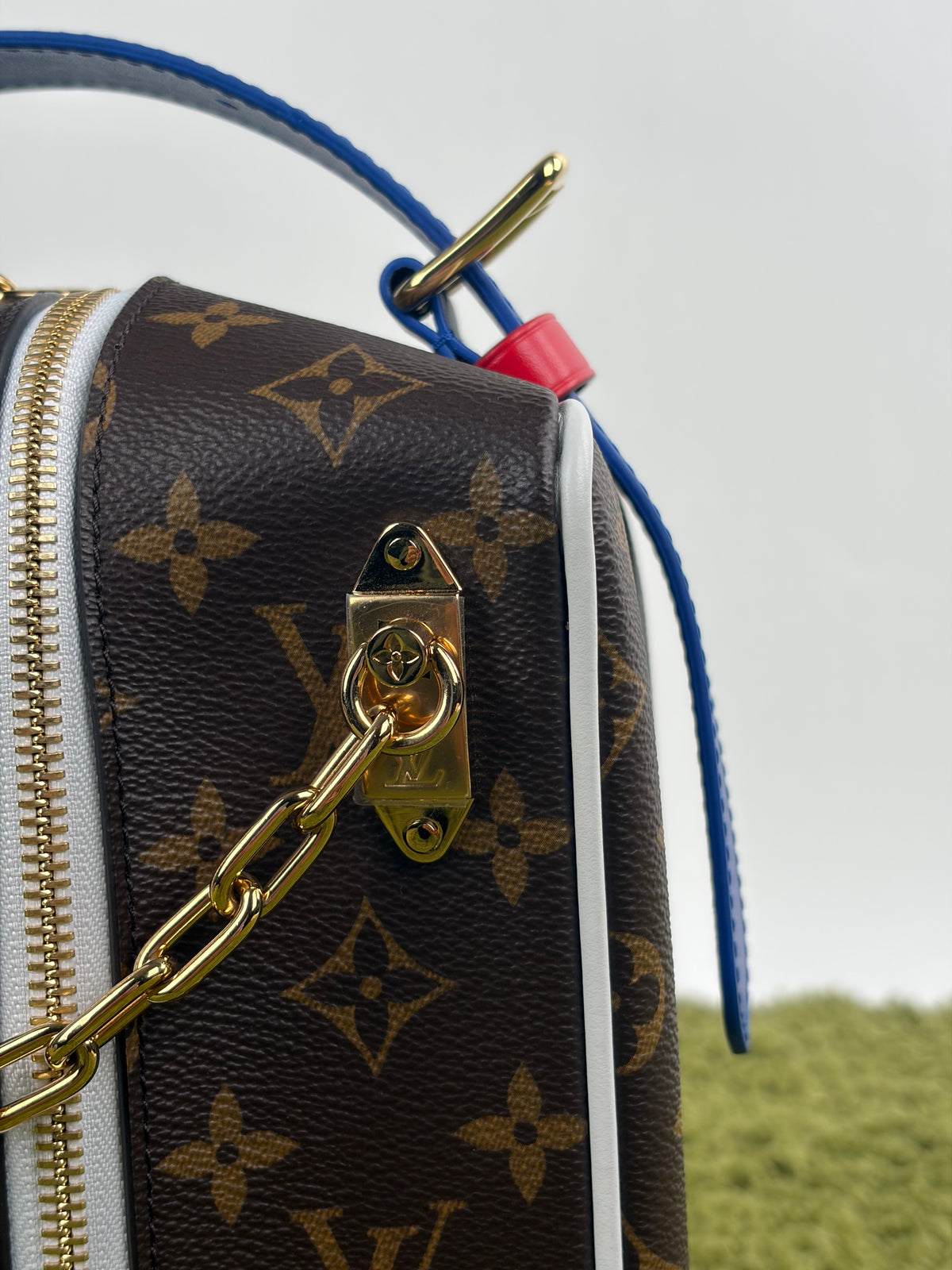 Beauty Case Louis Vuitton X NBA Marrone
