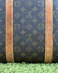 Borsone Keepall Louis Vuitton 55 vintage Marrone