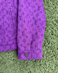 Giacca Monogram in denim Viola Louis Vuitton 54