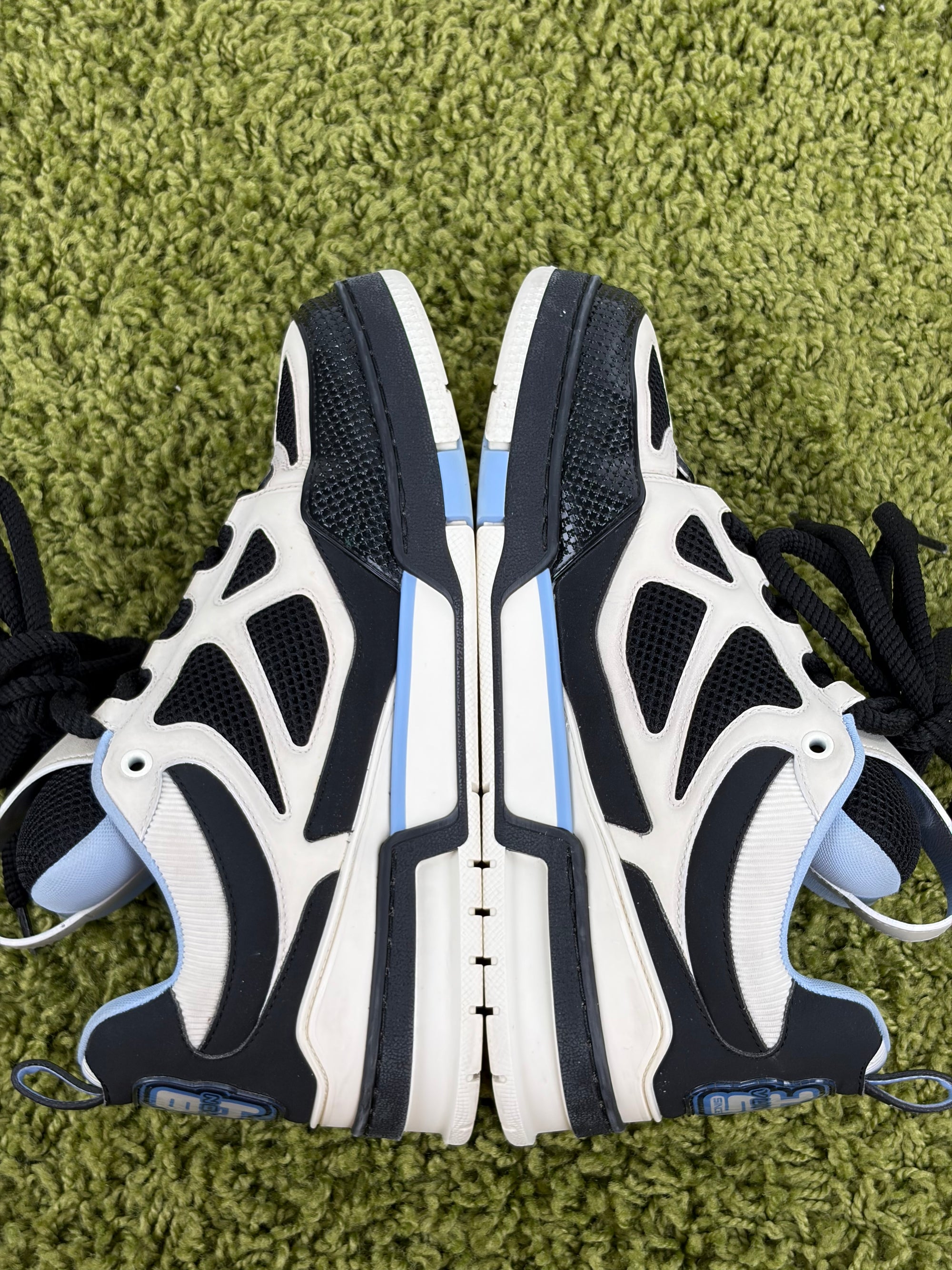 Louis vuitton skate Size 7.5=41.5 calza 42.5 bianca nera e azzurra