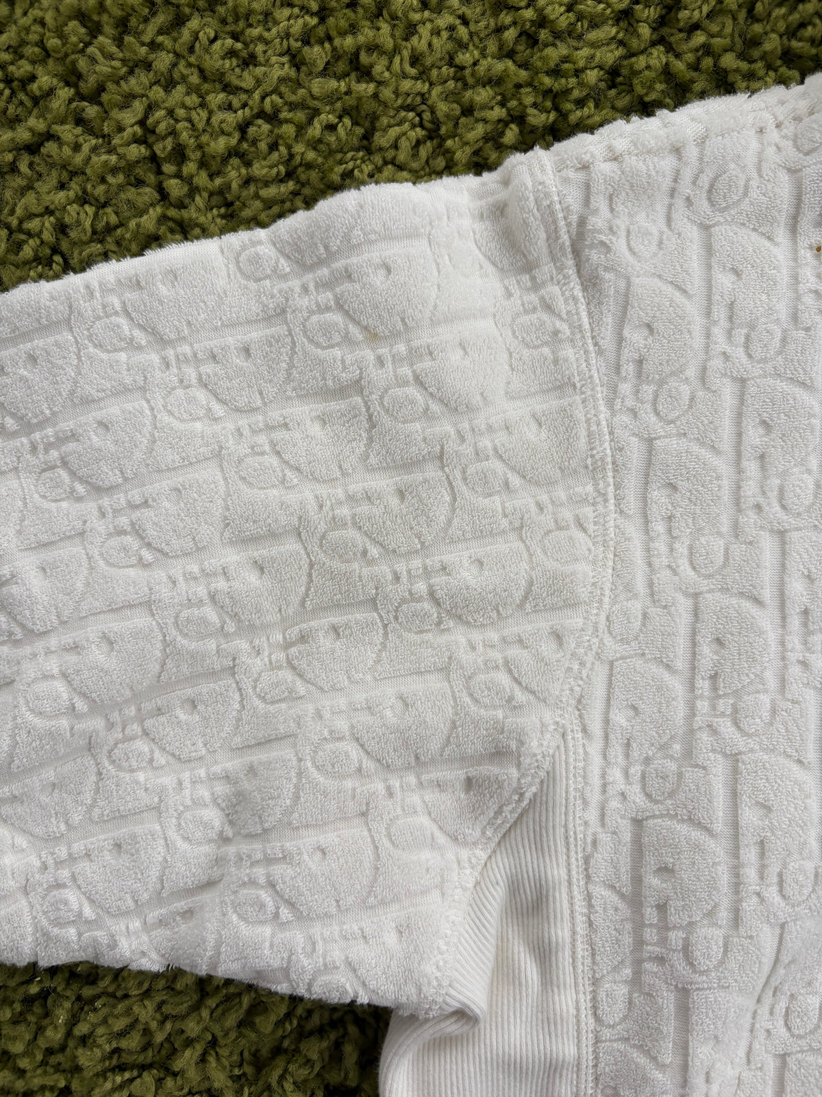Felpa Christian Dior Oblique jacquard Bianca S