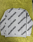 Maglione Balenciaga Size L veste XL grigio e nero