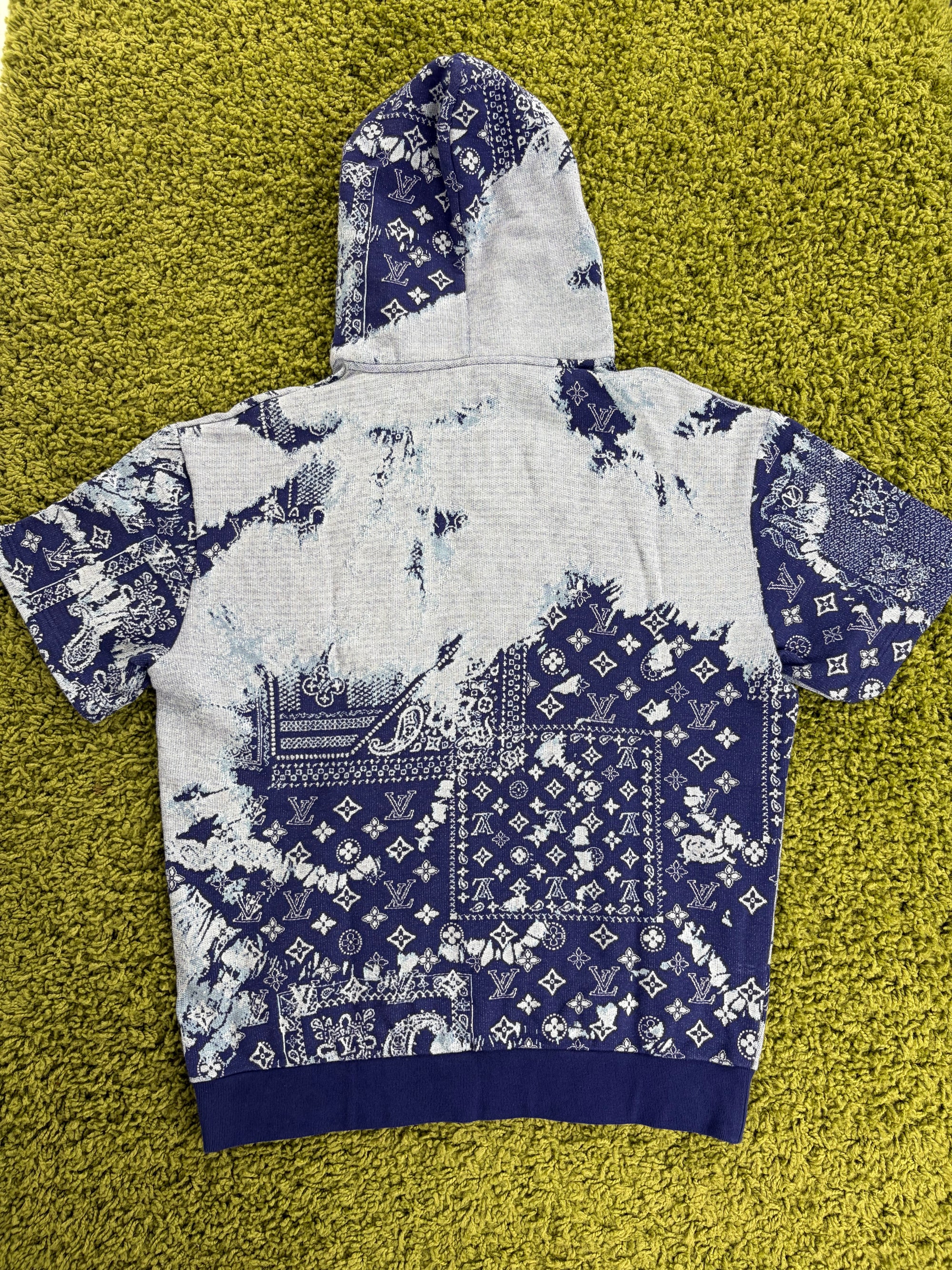 Completo Louis Vuitton Size XL blu e bianco