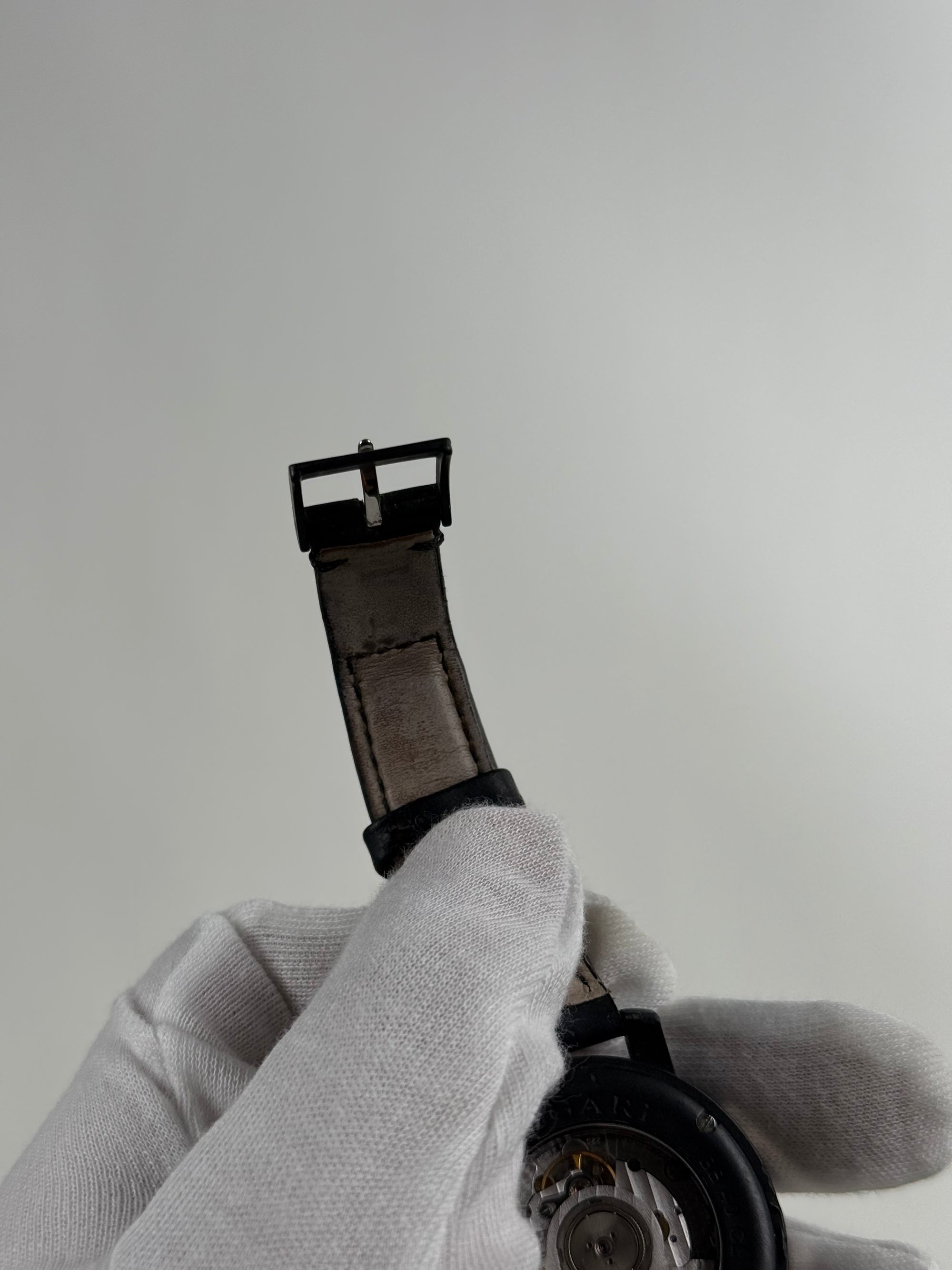 Orologio Bulgari Bulgari Carbongold BB40CL Nero